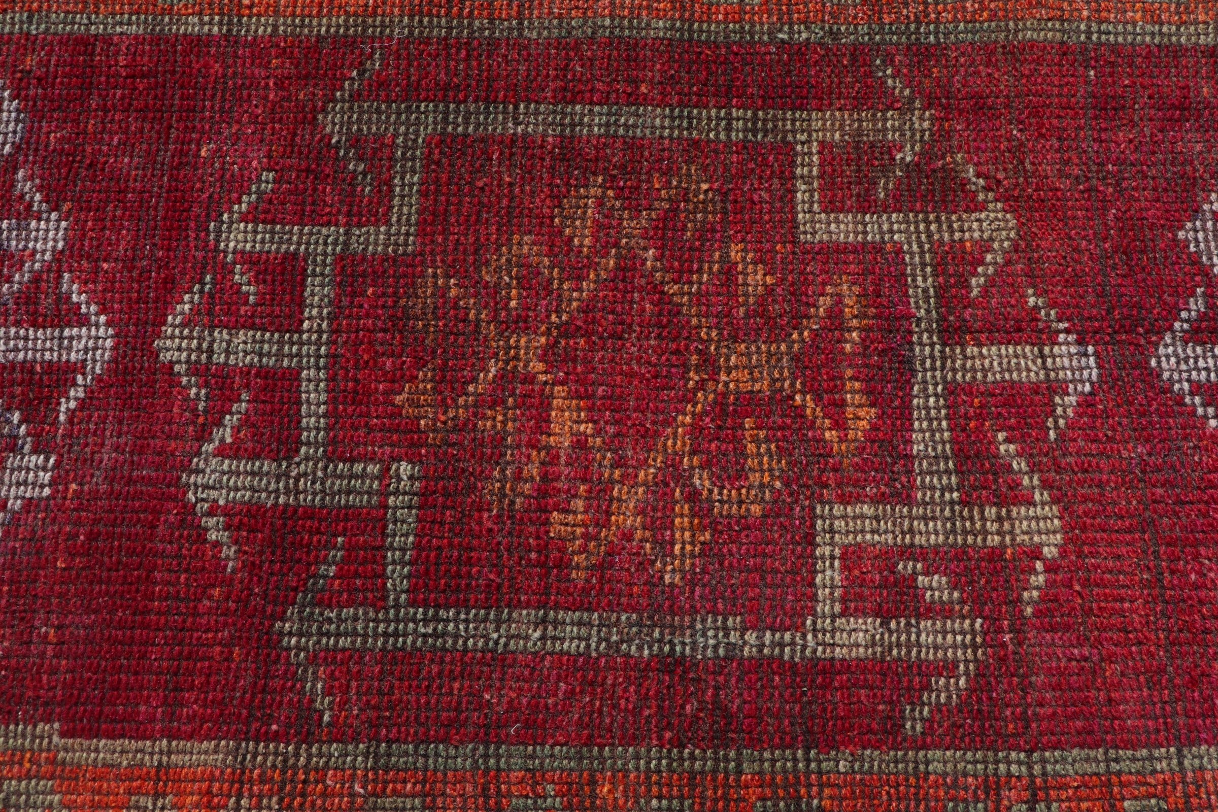Anatolian Rug, Turkish Rug, Ethnic Rug, Rugs for Runner, Bedroom Rugs, Vintage Rug, Red Floor Rugs, 2.9x11.4 ft Runner Rug, Stair Rug