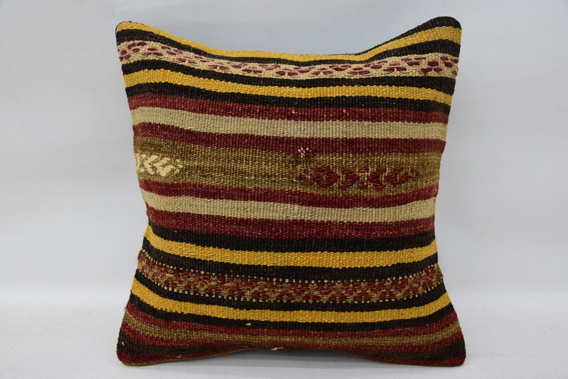 12"x12" Red Pillow, Wholesale Pillow Sham, Kilim Pillow, Vintage Pillow, Throw Kilim Pillow, Outdoor Bolster Cushion Case