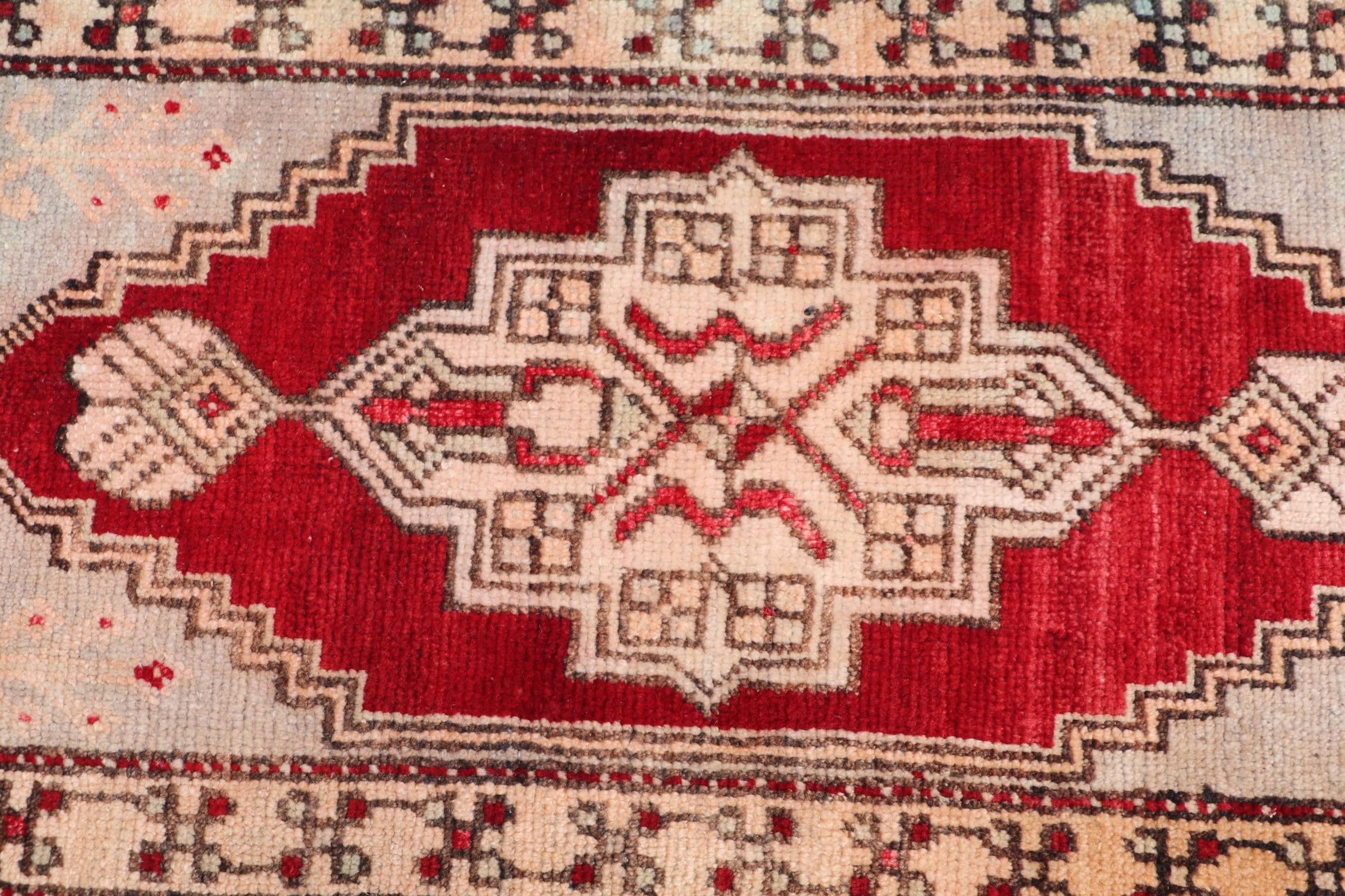 Bej Mutfak Halı, Türk Halı, Mutfak Halı, Duvar Halı, 47x95 cm Küçük Halı, Anadolu Halı, Giriş Halı, Giriş Halı, Banyo Halı, Ev Halı