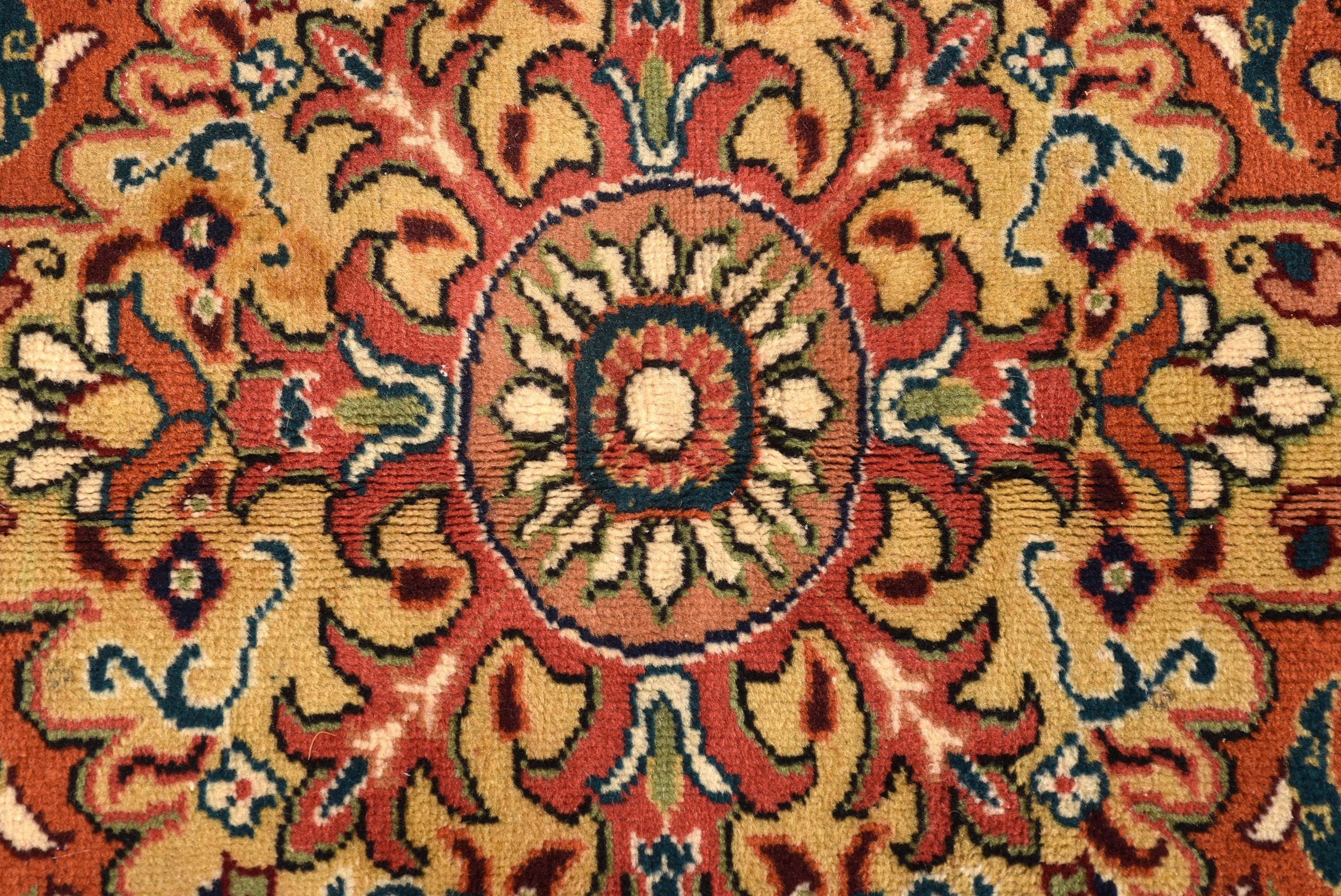 Salon Halıları, Antika Halılar, Türk Halıları, Yatak Odası Halısı, Estetik Halılar, Vintage Halı, 6.4x9.8 ft Büyük Halı, Turuncu Oushak Halıları, Oushak Halıları