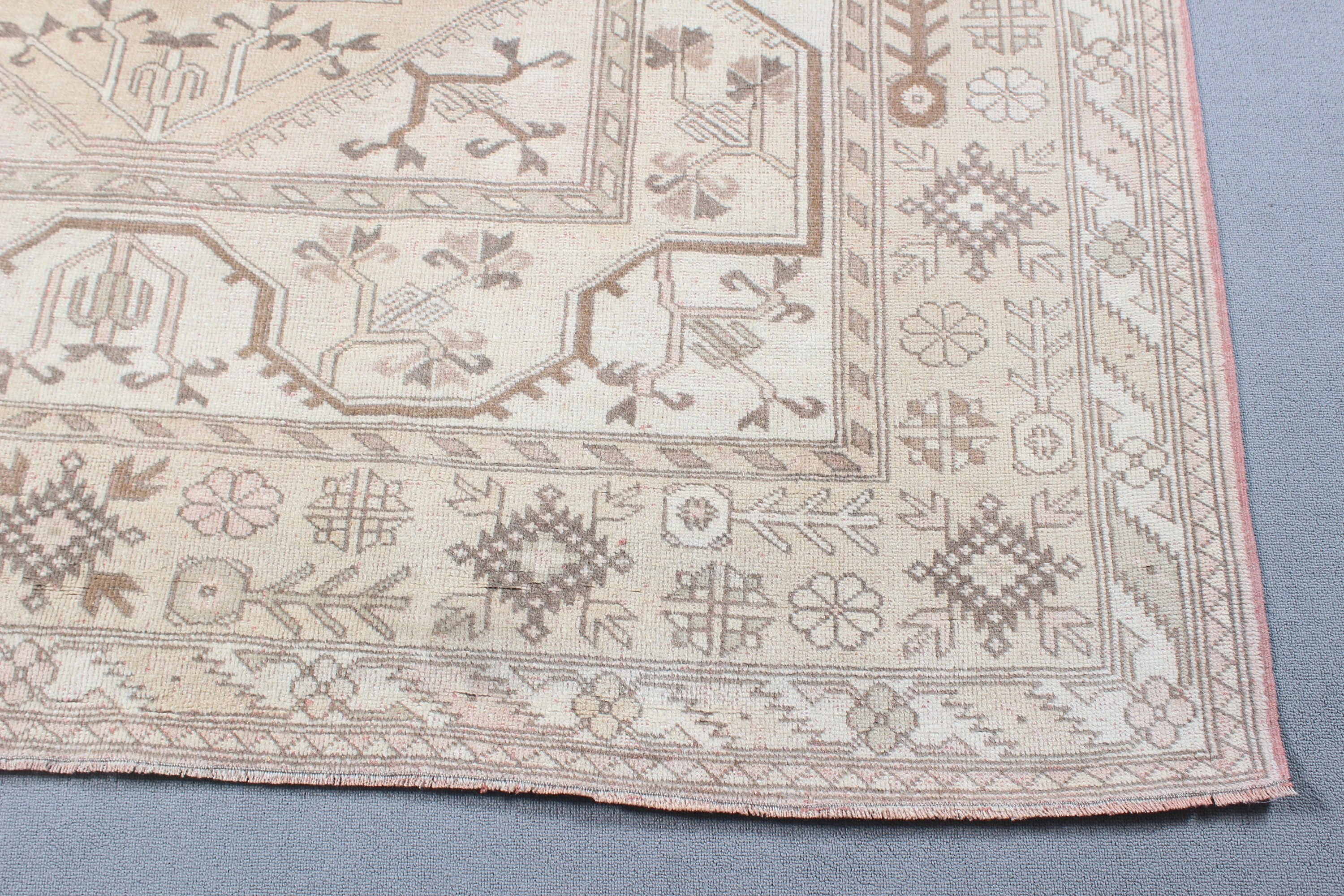 Bedroom Rug, Moroccan Rug, Beige Kitchen Rugs, Tribal Rug, Large Vintage Rugs, Modern Rug, 6.6x9.7 ft Large Rugs, Turkish Rug, Vintage Rugs