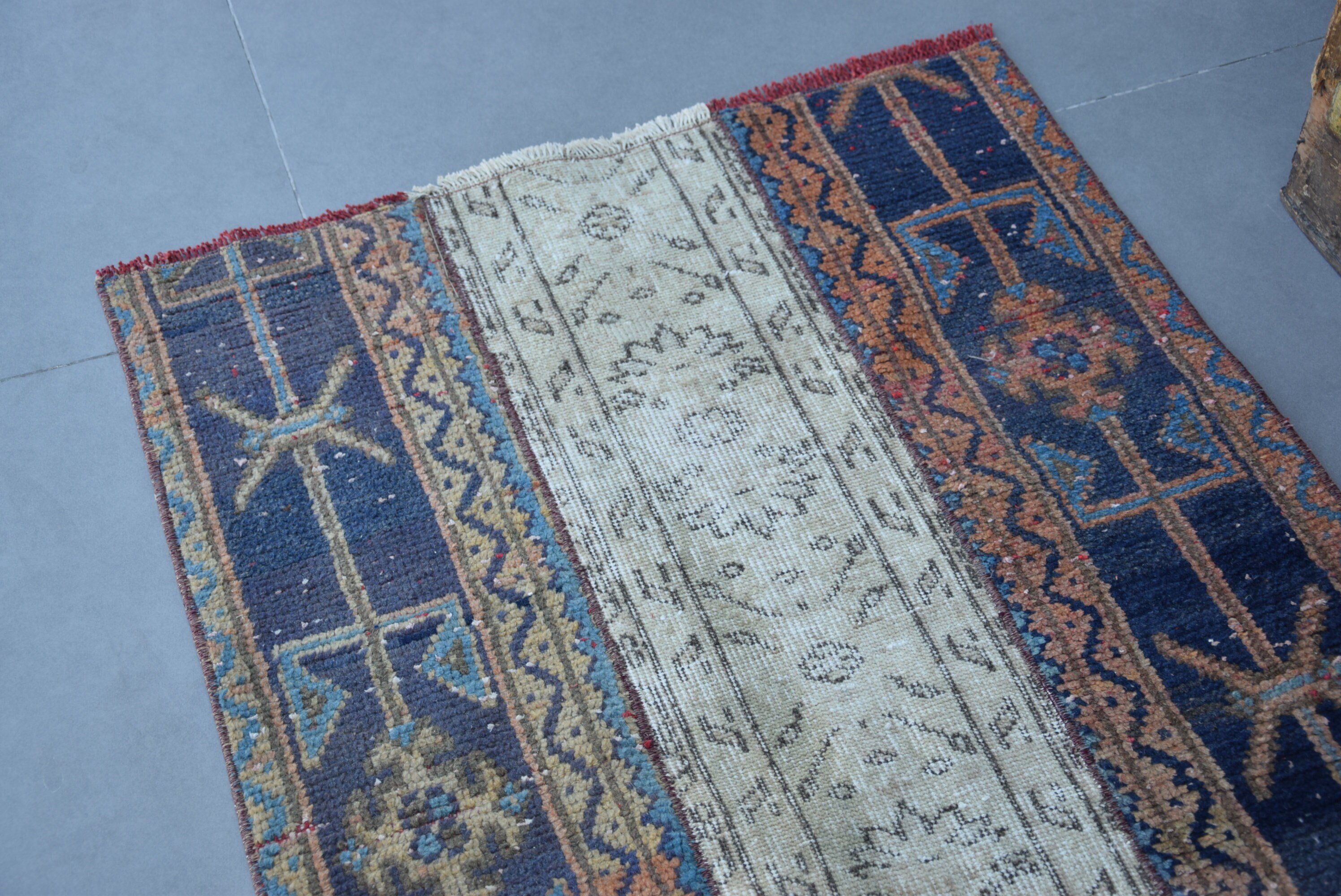 Blue Bedroom Rug, Rugs for Car Mat, Eclectic Rug, 2.6x4.8 ft Small Rug, Antique Rug, Nursery Rugs, Turkish Rugs, Moroccan Rug, Vintage Rugs