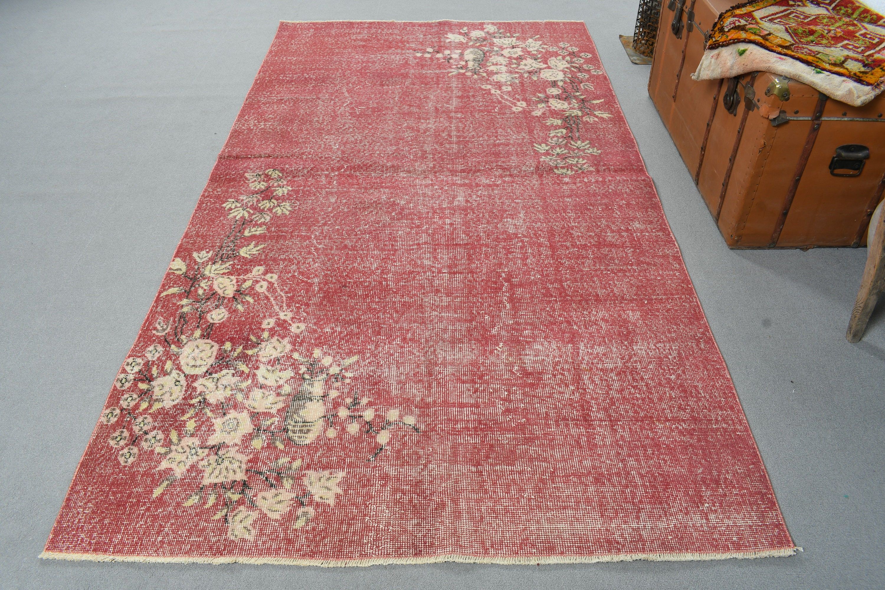 Turkish Rugs, Boho Rugs, Office Rug, Cool Rugs, 4.8x8.6 ft Large Rugs, Large Boho Rug, Large Vintage Rug, Vintage Rugs, Beige Oriental Rug