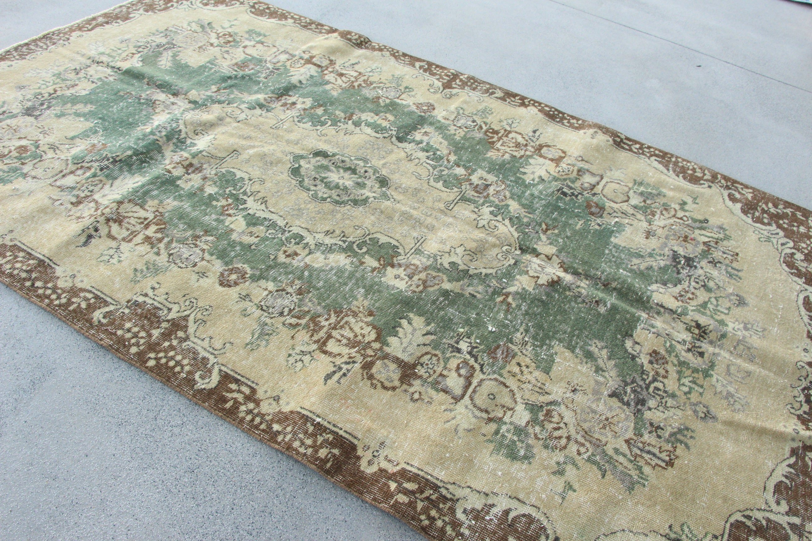 Salon Rug, Vintage Rugs, Rugs for Large Boho, Beige Cool Rugs, Large Vintage Rugs, 5.4x9.3 ft Large Rug, Turkish Rug, Floor Rug, Cool Rug