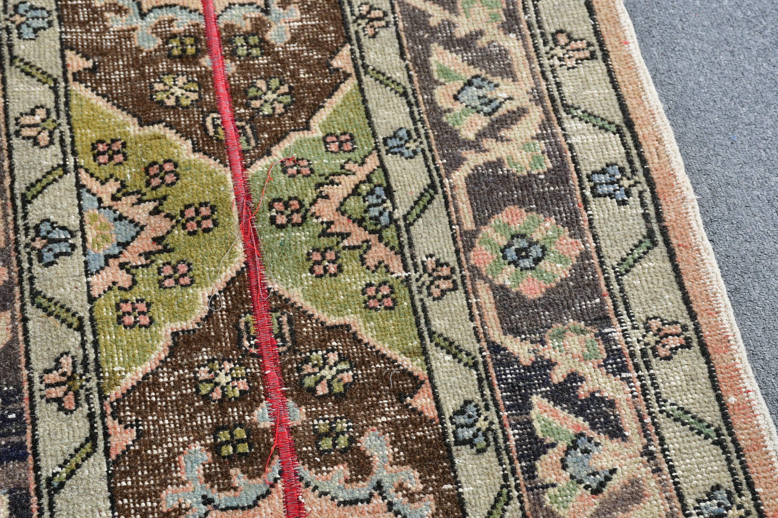 Koridor Halısı, Kahverengi Yatak Odası Halıları, Merdiven Halıları, 2,4x13,2 ft Yolluk Halısı, Türk Halıları, Anadolu Halısı, Yün Halısı, Vintage Halılar, Merdiven Halıları