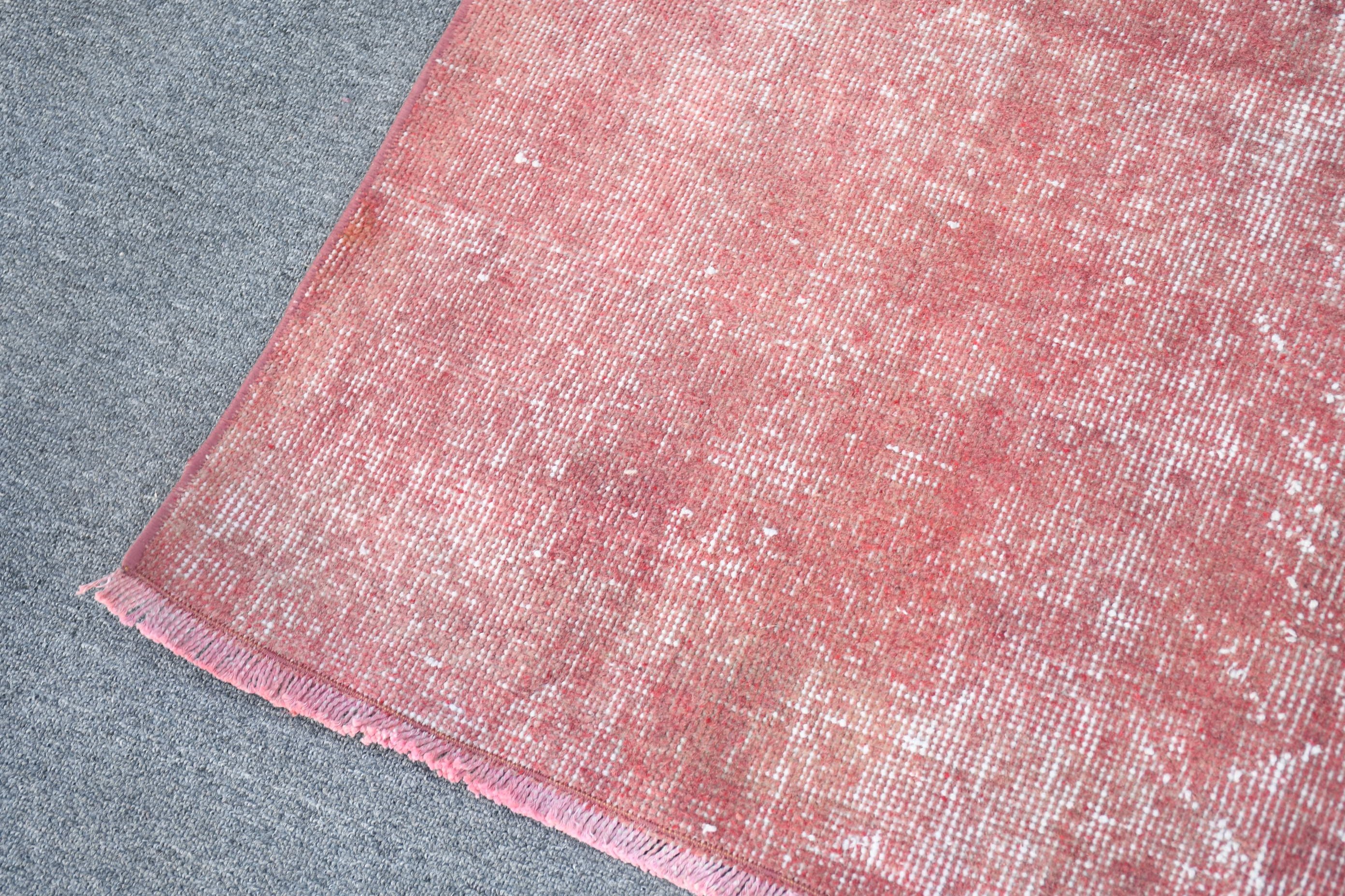 Red Cool Rug, Kitchen Rug, Rugs for Nursery, Bedroom Rugs, 3.6x6.4 ft Accent Rugs, Nursery Rugs, Vintage Rug, Turkish Rug