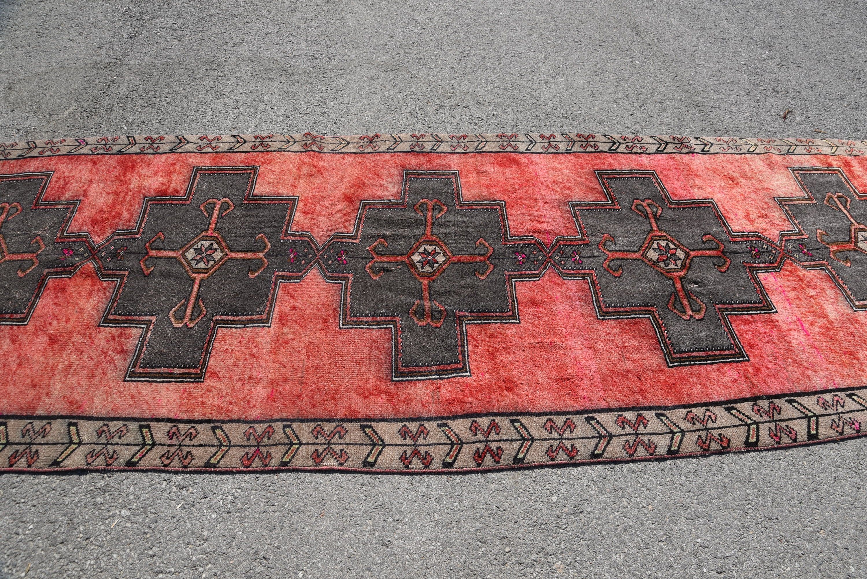 Etnik Halı, Vintage Halı, 4.5x12.3 ft Runner Halı, Boho Halı Runner Halıları, Yer Halısı, Merdiven Halısı, Koridor Halıları, Türk Halısı, Ev Dekorasyonu Halısı