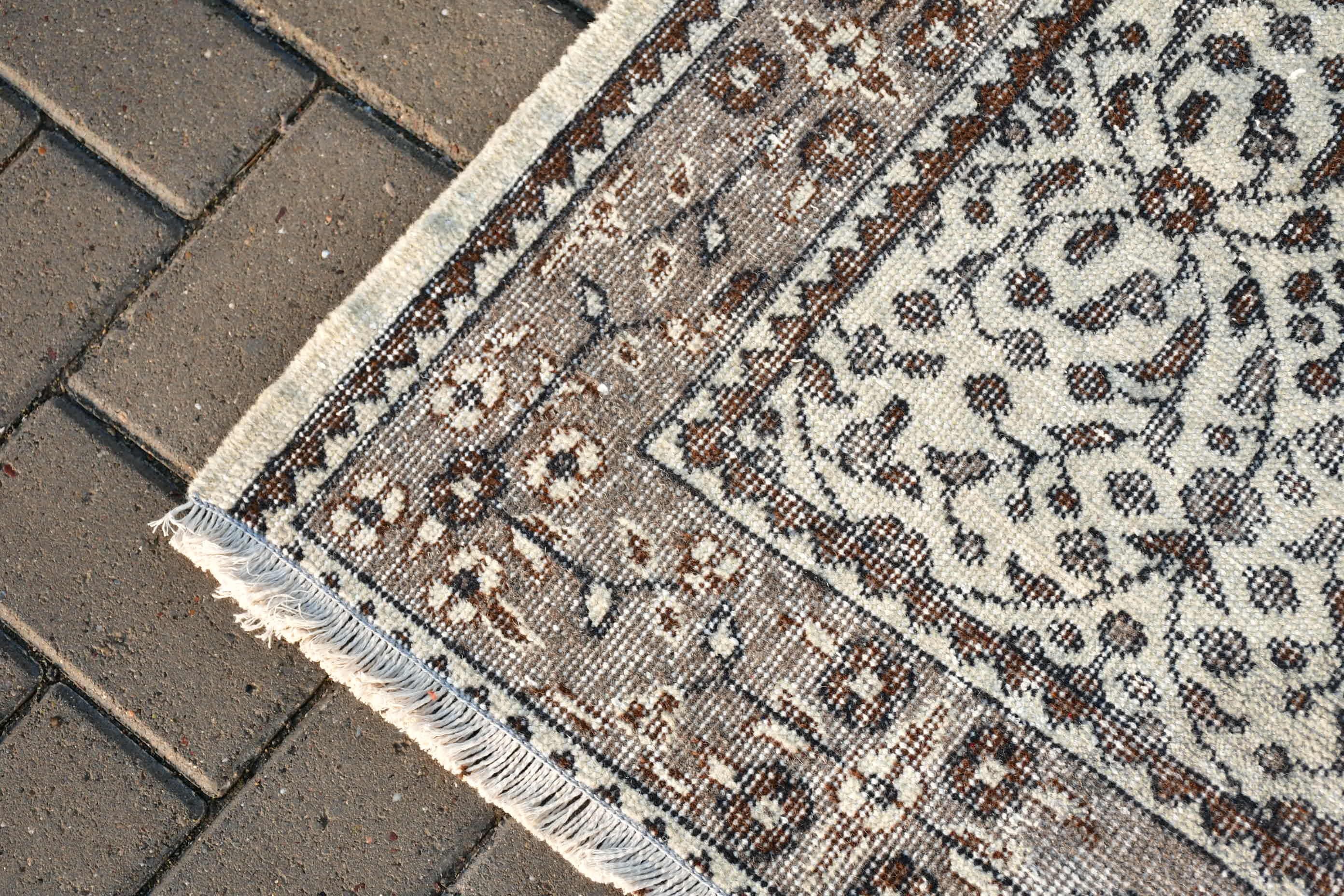 Rugs for Indoor, Anatolian Rugs, Nursery Rug, Tribal Rug, Turkish Rugs, Vintage Rug, Oriental Rug, Beige Antique Rugs, 3.9x6.8 ft Area Rug