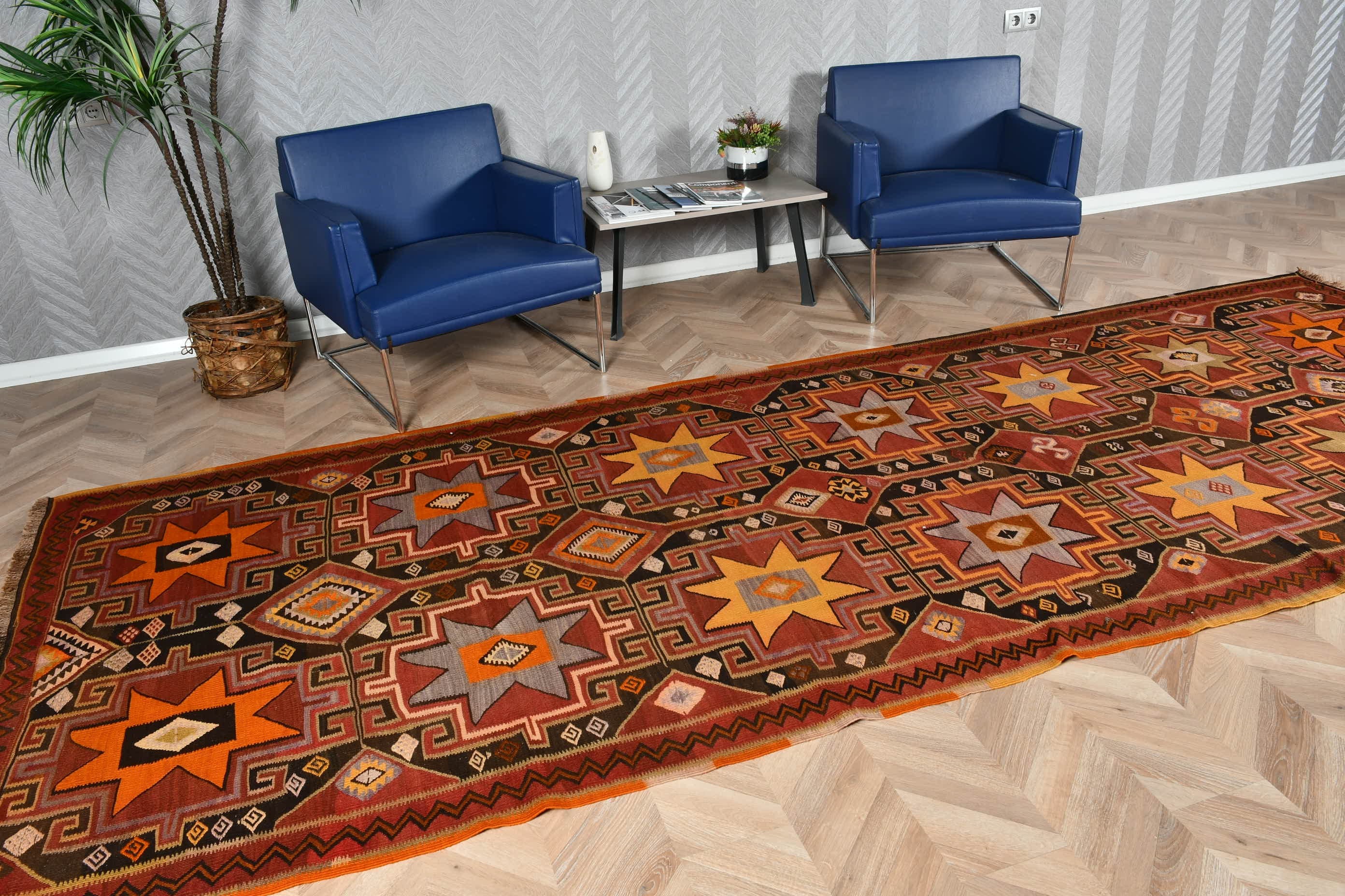 Sanat Halısı, Oryantal Halılar, 4.9x13.6 ft Runner Halısı, Kırmızı Fas Halısı, Koridor Halısı, Türk Halısı, Koridor Halısı, Mutfak Halısı, Kilim, Vintage Halılar