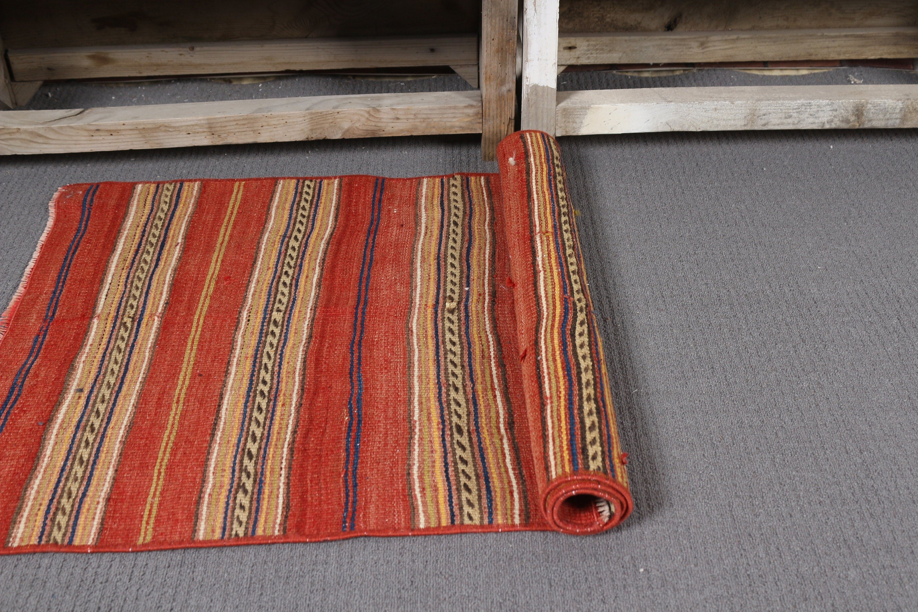 Fas Halısı, Kırmızı Yer Halıları, Araba Mat Halısı, 2.1x4 ft Küçük Halı, Kilim, Banyo Halısı, Soğuk Halı, Banyo Halıları, Türk Halıları, Sanat Halısı, Vintage Halı