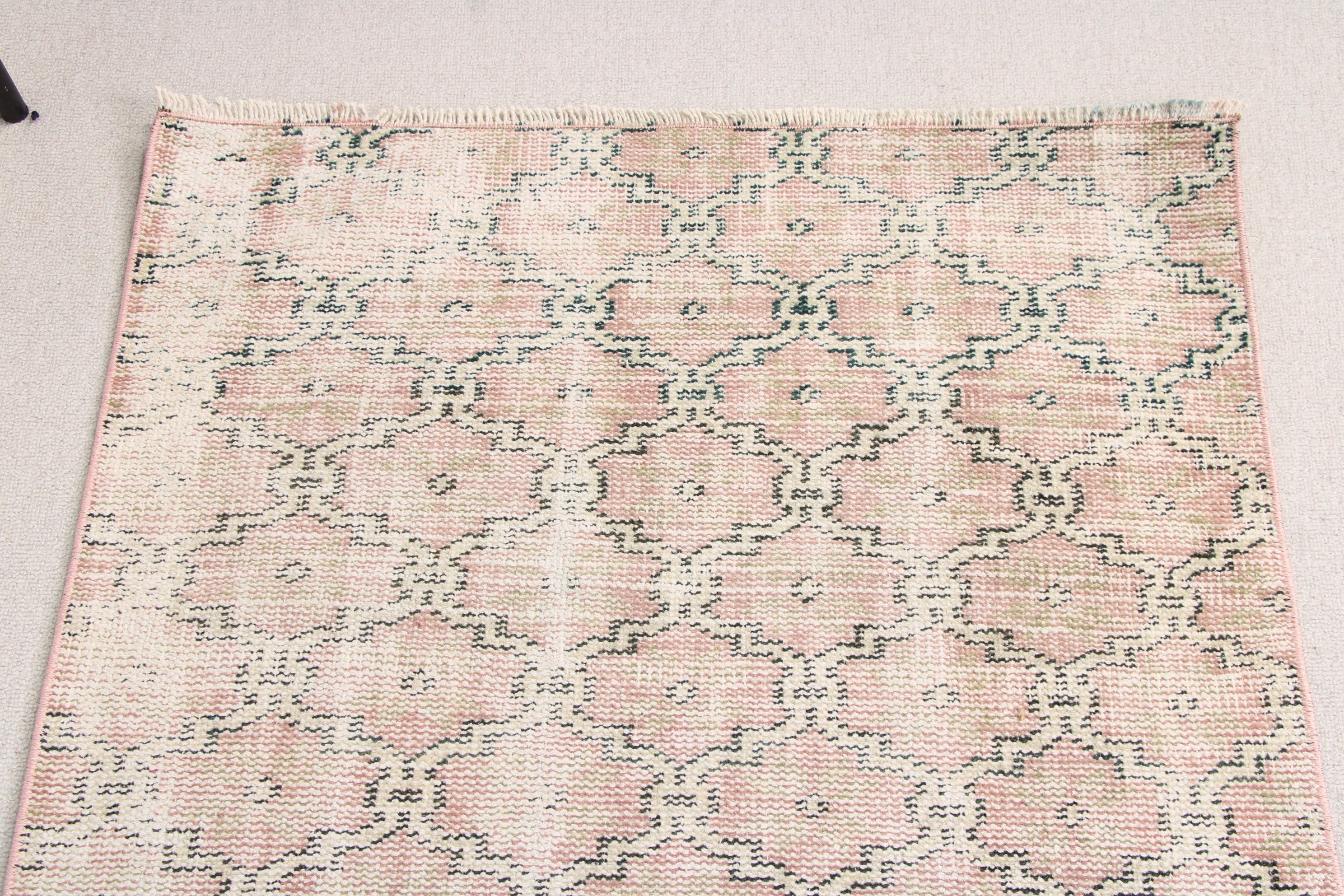 Accent için Halılar, 2,6x5,8 ft Aksan Halıları, Pembe Oryantal Halı, Vintage Halı, Anadolu Halıları, Düz Dokuma Halılar, Türk Halısı, Giriş Halısı, Lüks Halı