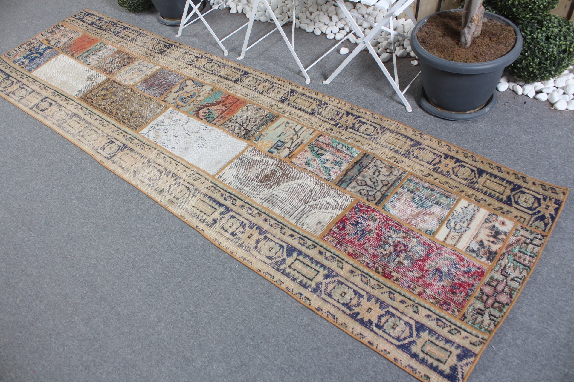 Vintage Halılar, Bej Fas Halıları, Türk Halısı, Merdiven Halıları, 2.8x10.1 ft Runner Halıları, Runner Halıları, Düğün Halıları, Yer Halısı, Antika Halı