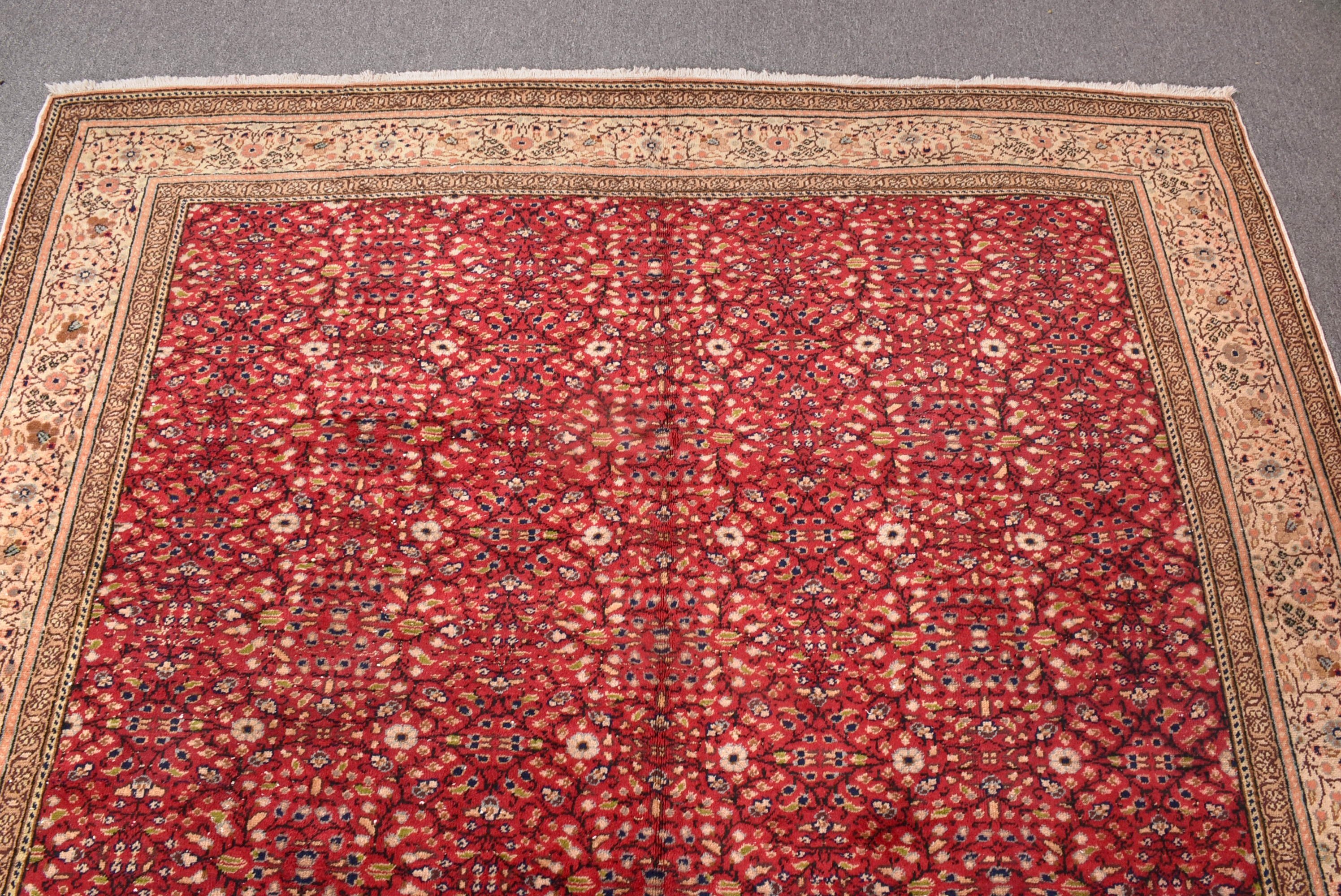 Vintage Rugs, Turkish Rug, Large Boho Rugs, Moroccan Rug, Bedroom Rugs, Red Anatolian Rugs, Dining Room Rug, 6.1x9.3 ft Large Rugs