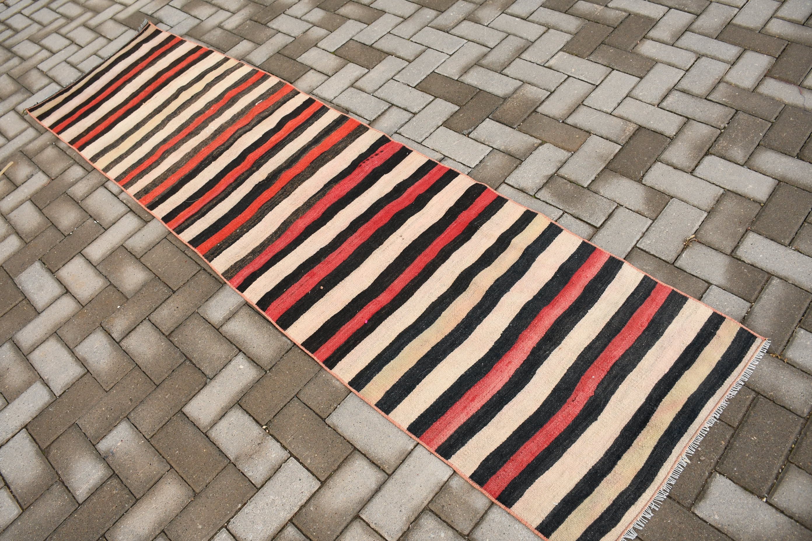 Vintage Rugs, Kitchen Rug, Aztec Rug, Kilim, Bedroom Rugs, Turkish Rug, Stair Rug, 2.1x8.4 ft Runner Rugs, Beige Bedroom Rugs, Wool Rug