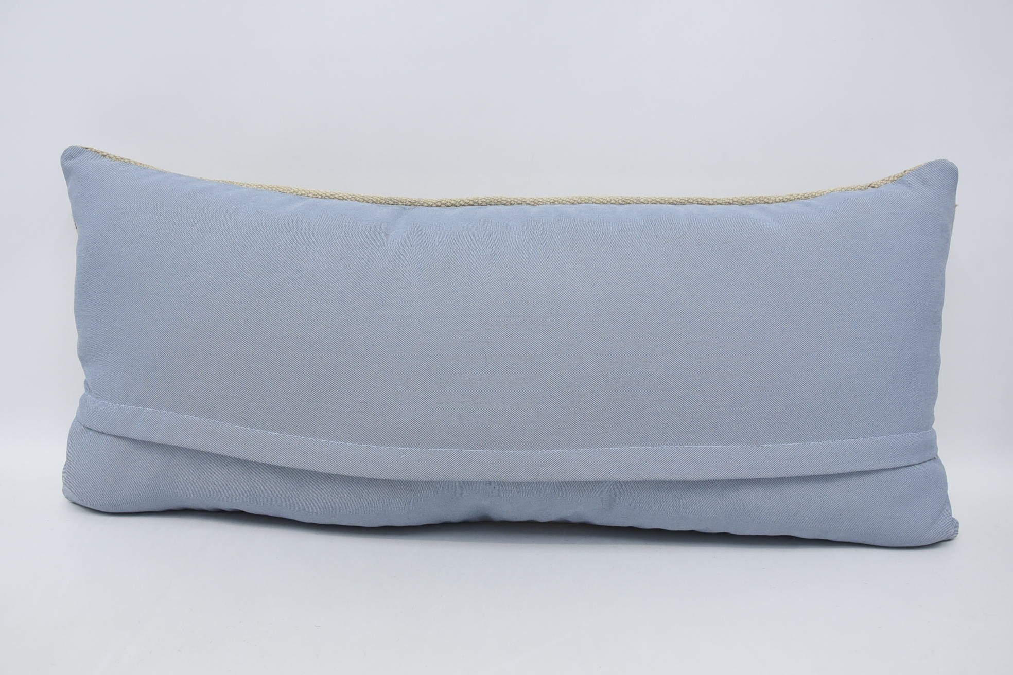 Antique Pillows, Boho Pillow Sham Cover, Throw Kilim Pillow, 16"x36" Beige Pillow Case, Colorful Pillow, Accent Throw Pillow Case