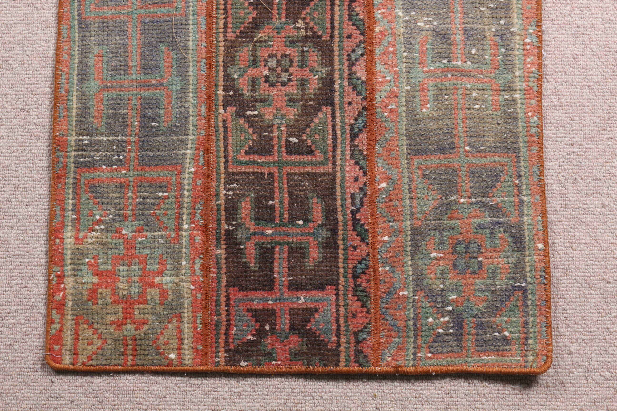 Vintage Decor Rug, Kitchen Rugs, Vintage Rugs, Brown Oushak Rug, Nursery Rug, Turkish Rug, Anatolian Rug, 1.8x3.2 ft Small Rugs, Wool Rug