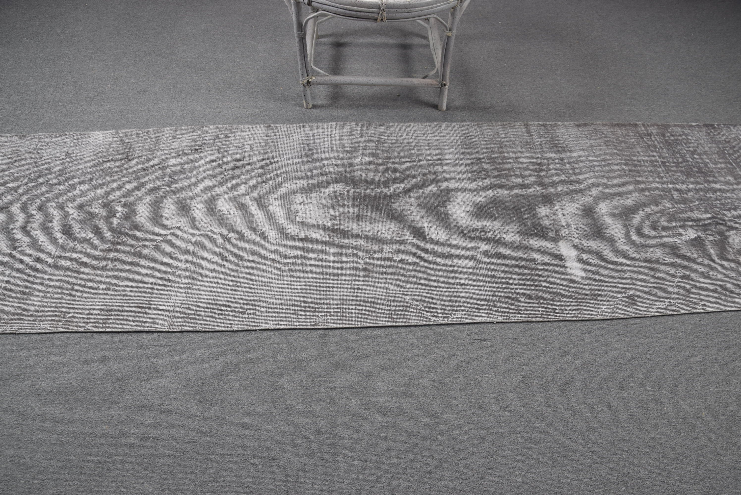 Nomadic Rug, Hallway Rug, Corridor Rugs, Floor Rugs, Turkish Rug, Home Decor Rug, Gray  2.6x10.1 ft Runner Rug, Vintage Rug