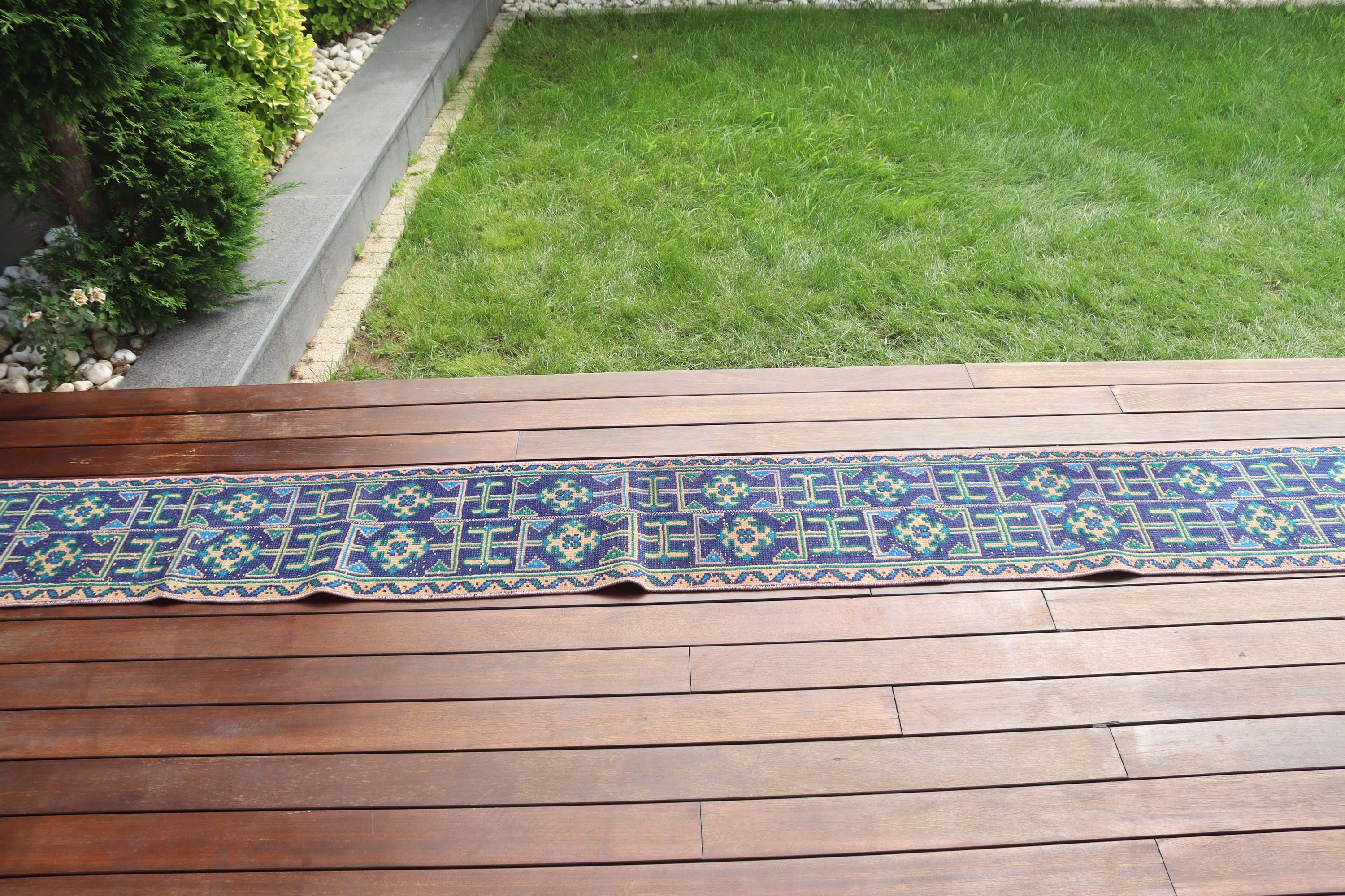 Merdiven Halıları, Mavi Geometrik Halılar, Vintage Halı, Açıklama Halıları, 1x10,8 ft Runner Halıları, Koridor Halısı, Organik Halılar, Türk Halıları