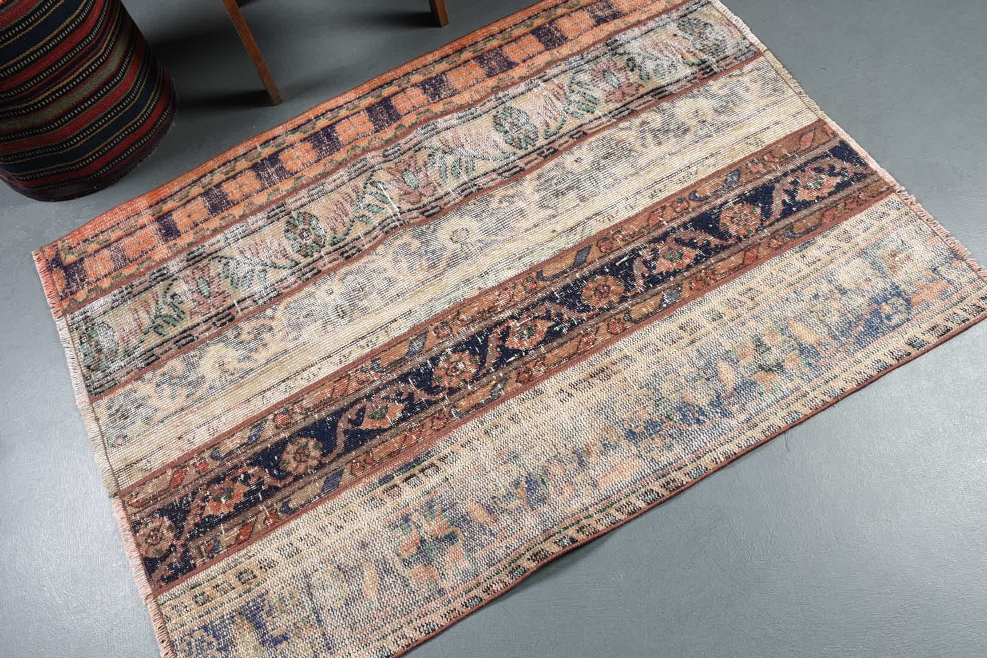 3.5x4.7 ft Accent Halılar, Çocuk Halısı, Renkli Halılar, Türk Halısı, Giriş Halısı Halıları, Yatak Odası Halıları, Yatak Odası Halısı, Vintage Halı, Giriş Halısı