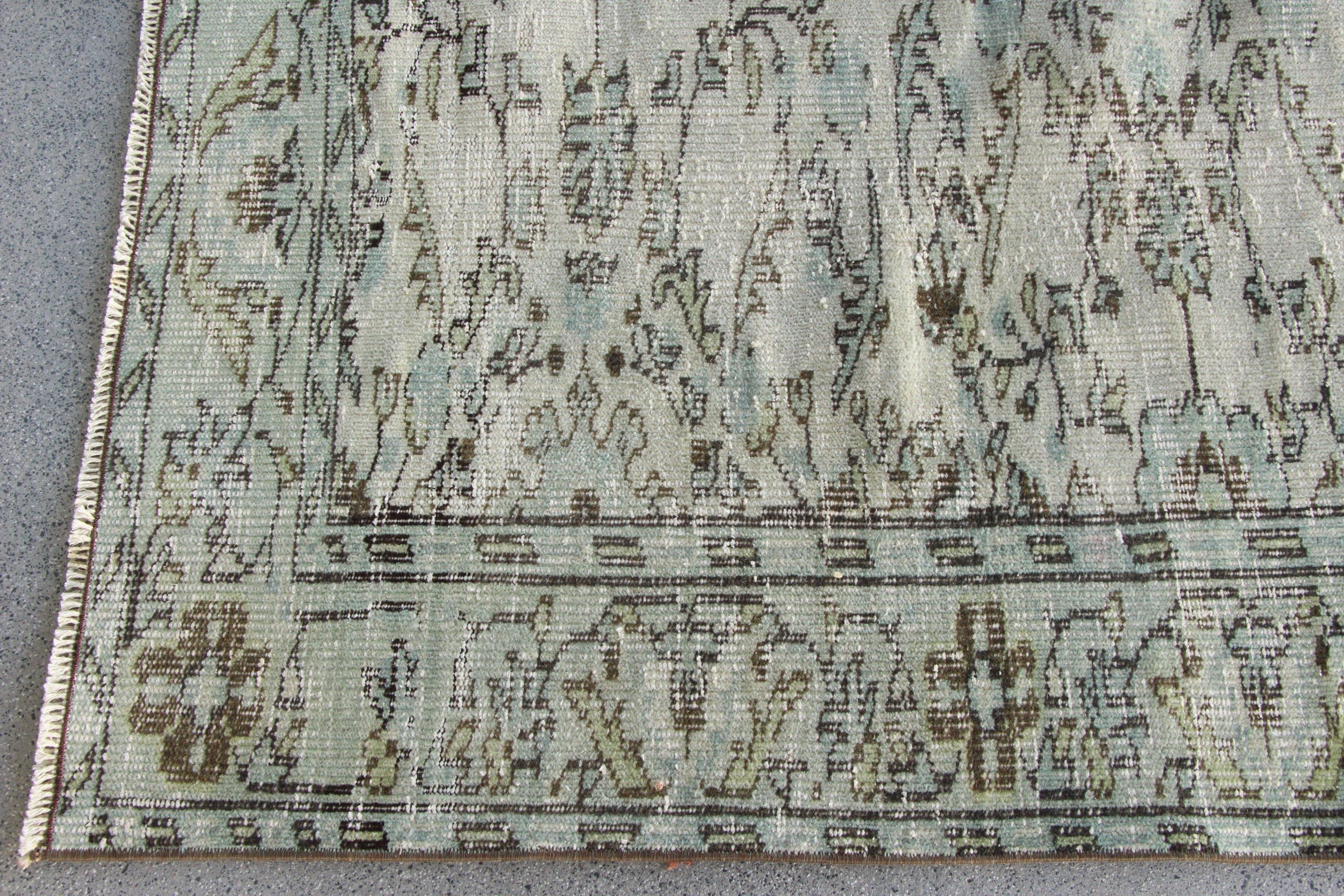 Büyük Vintage Halı, Oturma Odası Halıları, Anadolu Halısı, 5.2x8.9 ft Büyük Halılar, Türk Halıları, Kahverengi Soğuk Halı, Vintage Halılar