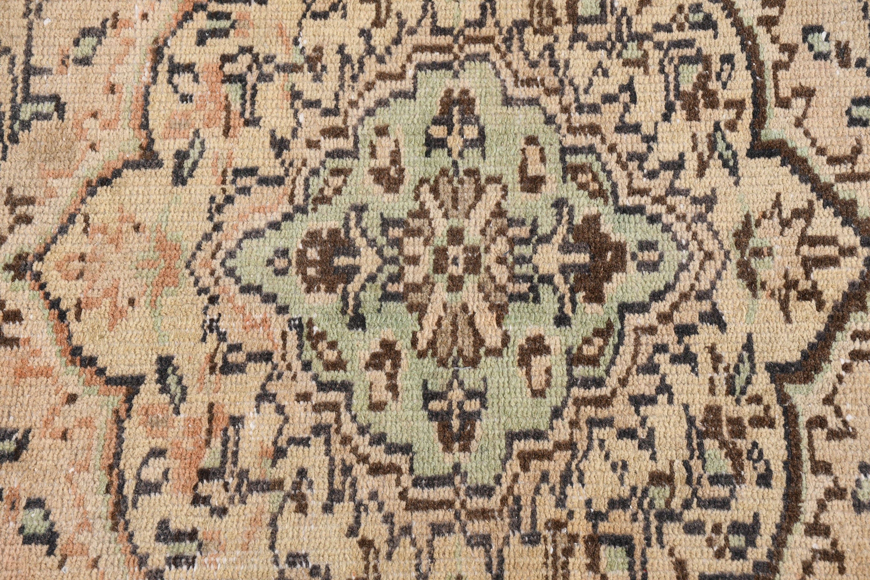 6x8.5 ft Large Rug, Large Oushak Rug, Moroccan Rugs, Boho Rugs, Turkish Rugs, Brown Wool Rugs, Vintage Rug, Dining Room Rugs