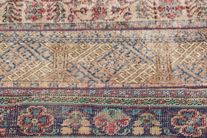 2.3x4.8 ft Small Rug, Wall Hanging Rug, Door Mat Rug, Blue Anatolian Rugs, Oriental Rug, Vintage Rug, Turkish Rugs, Nomadic Rug, Oushak Rug