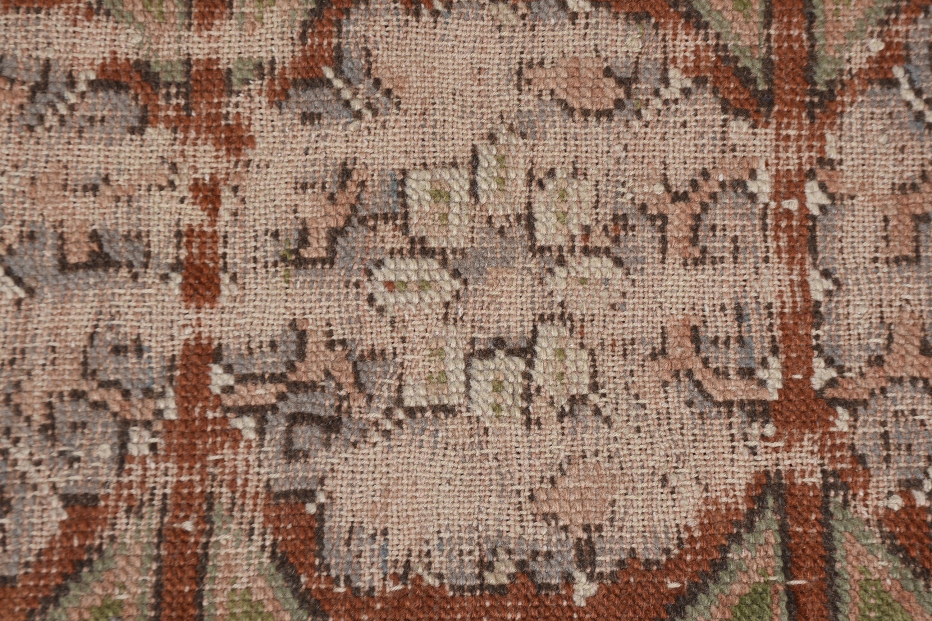 Oryantal Halılar, Mutfak Halısı, Sevimli Halı, Türk Halıları, Kırmızı 2.4x6.8 ft Runner Halısı, Mutfak Halıları, Vintage Halılar