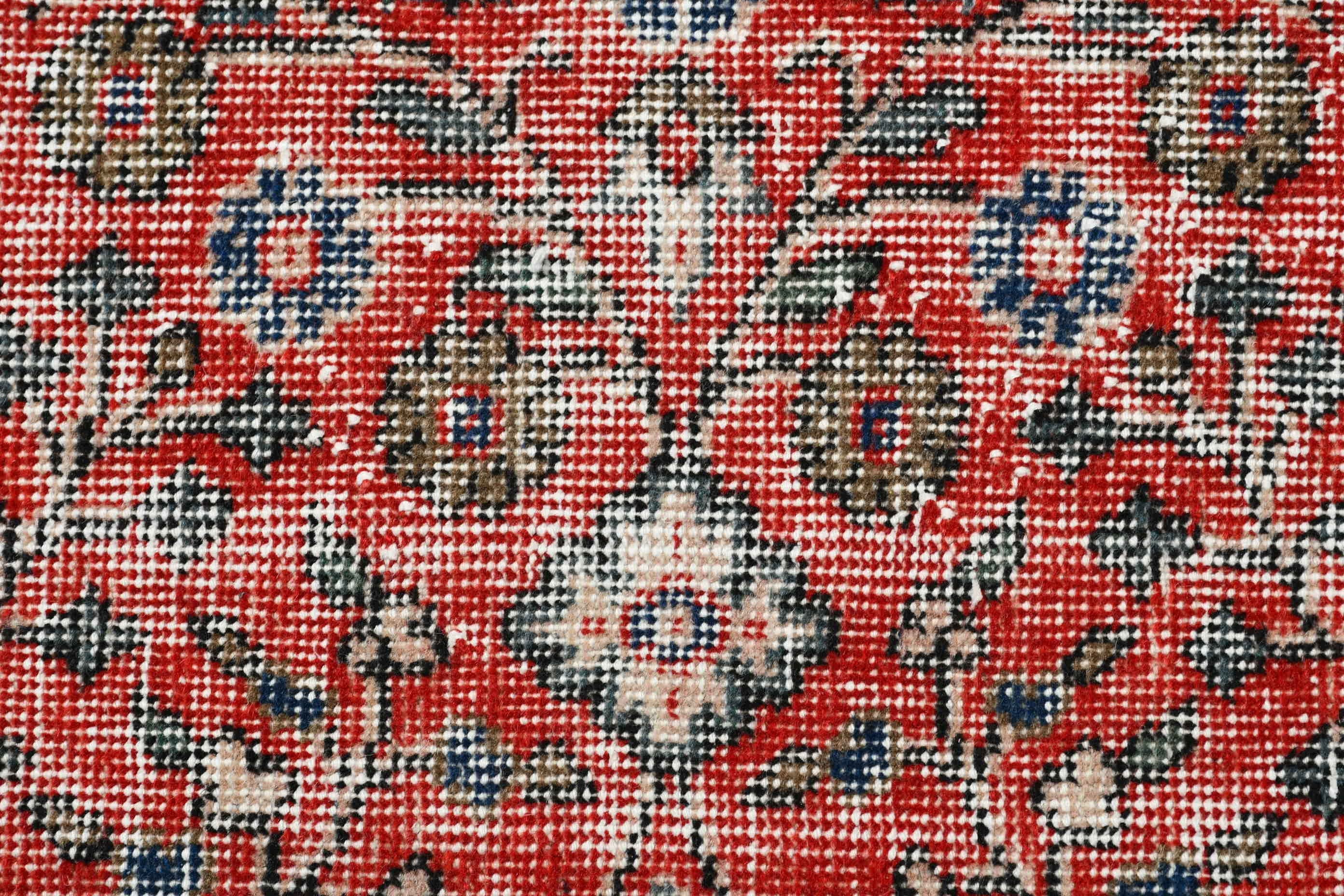 Vintage Rugs, 3.5x6.4 ft Accent Rugs, Kitchen Rug, Designer Rugs, Entry Rug, Turkish Rug, Red Oriental Rug, Anatolian Rugs