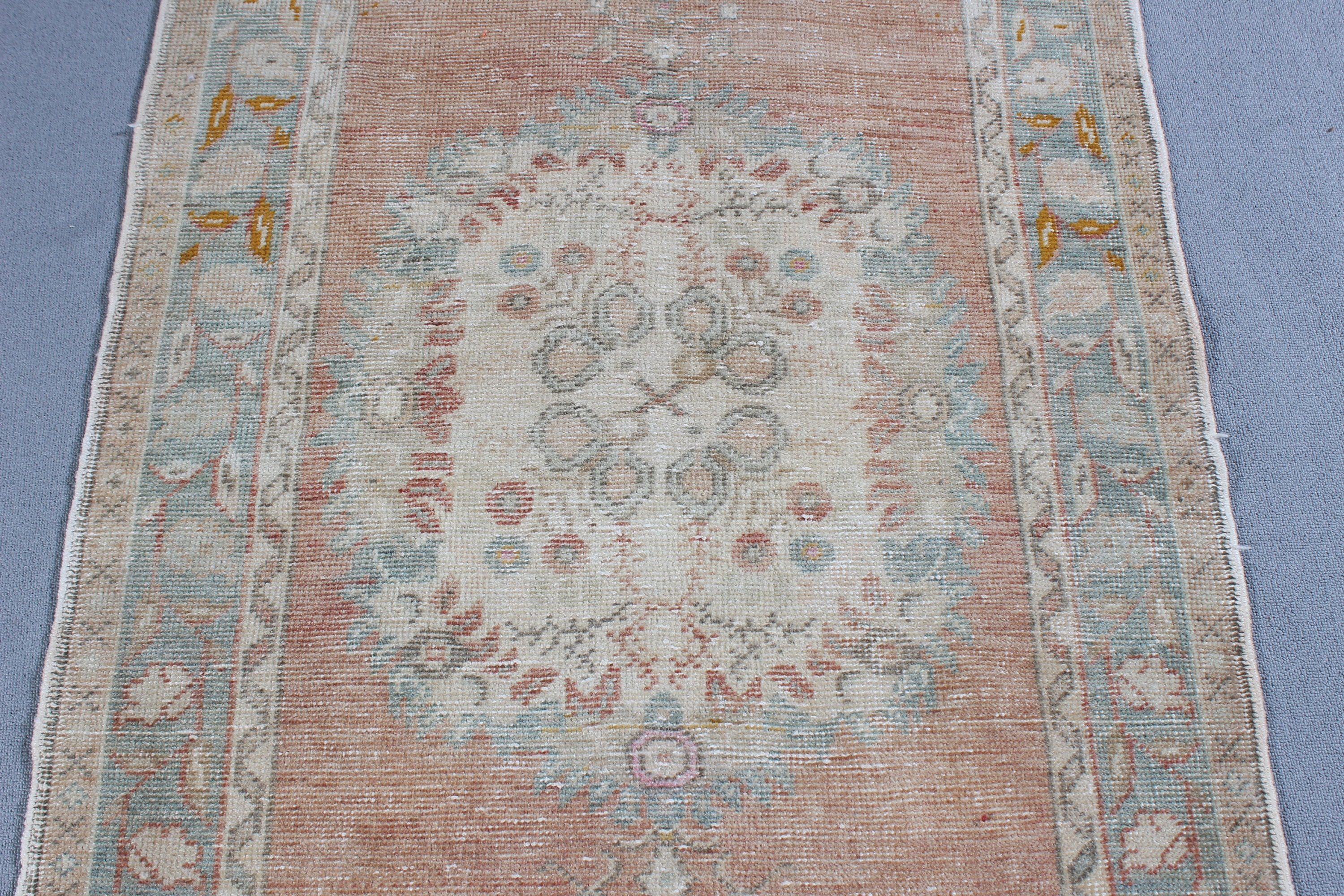 Vintage Rug, Boho Accent Rug, Bedroom Rugs, Turkish Rugs, 3.1x6.4 ft Accent Rug, Bronze Home Decor Rug, Neutral Rug