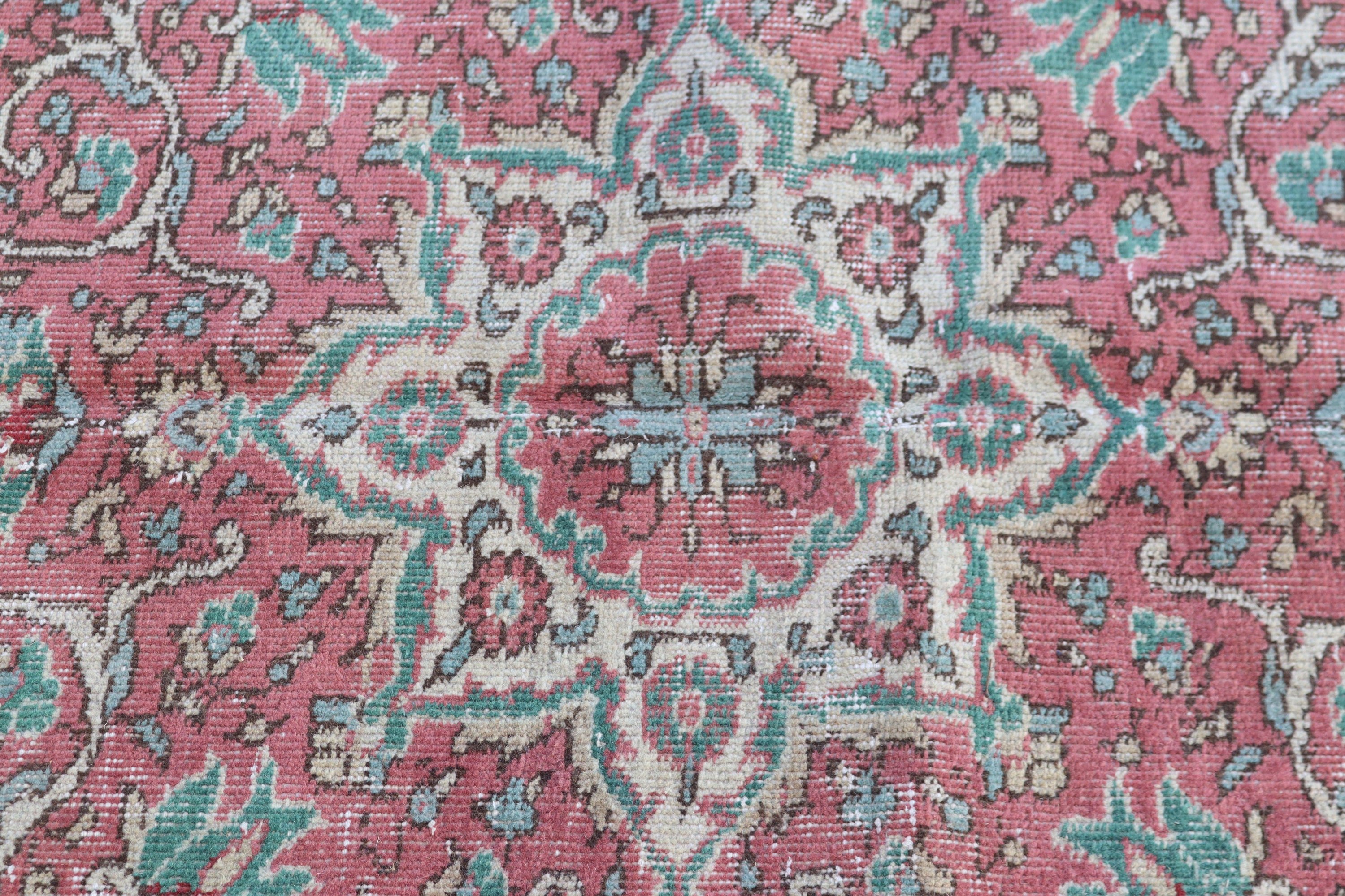 Düz Dokuma Halı, Büyük Vintage Halı, 5.5x9.5 ft Büyük Halılar, Vintage Halı, Yeşil Anadolu Halısı, Türk Halıları, Oturma Odası Halısı, Ev Dekor Halıları