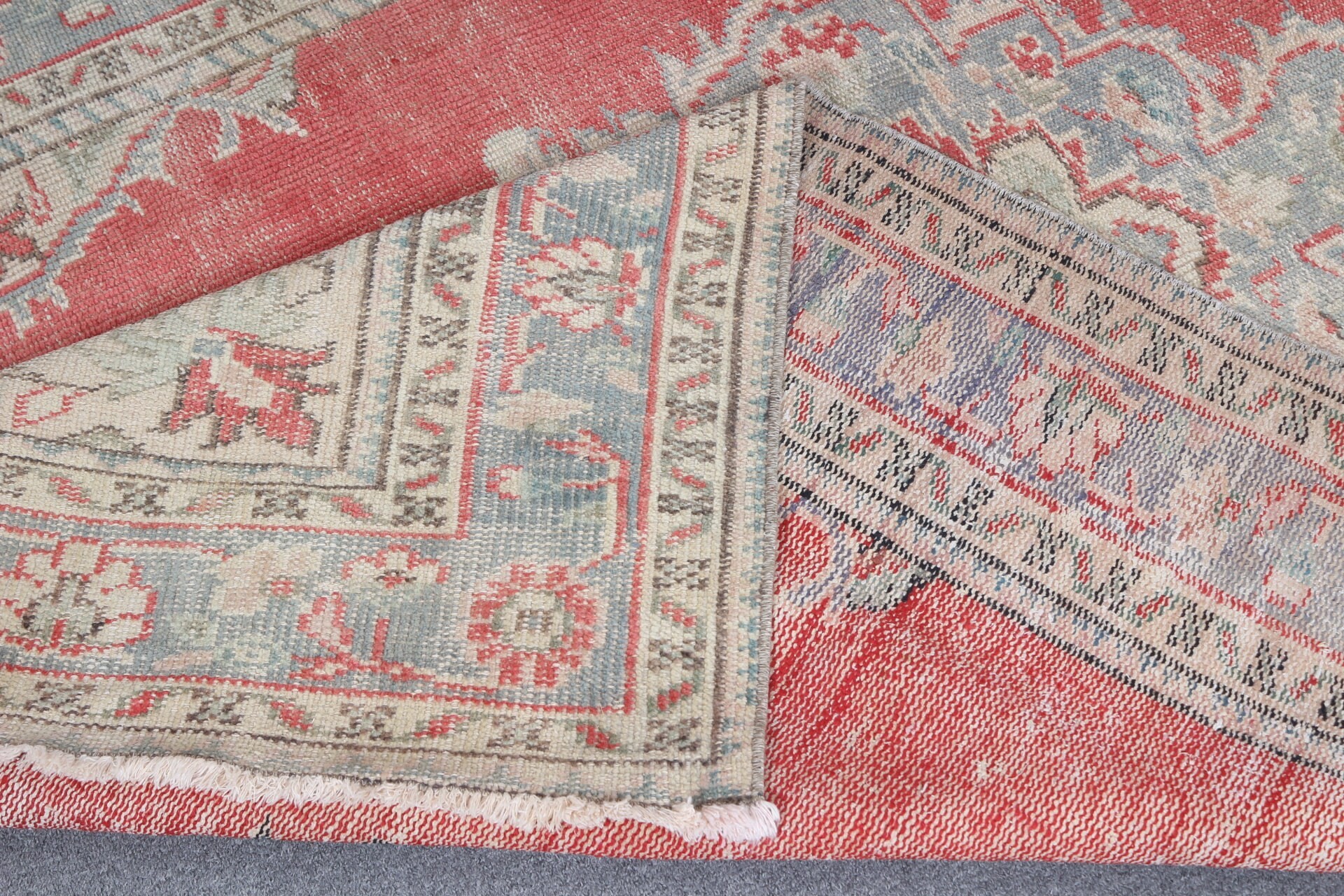 Dining Room Rugs, Turkish Rug, Moroccan Rug, Vintage Rug, Kitchen Rug, 5.2x8.3 ft Large Rugs, Nomadic Rug, Bedroom Rugs, Red Kitchen Rugs