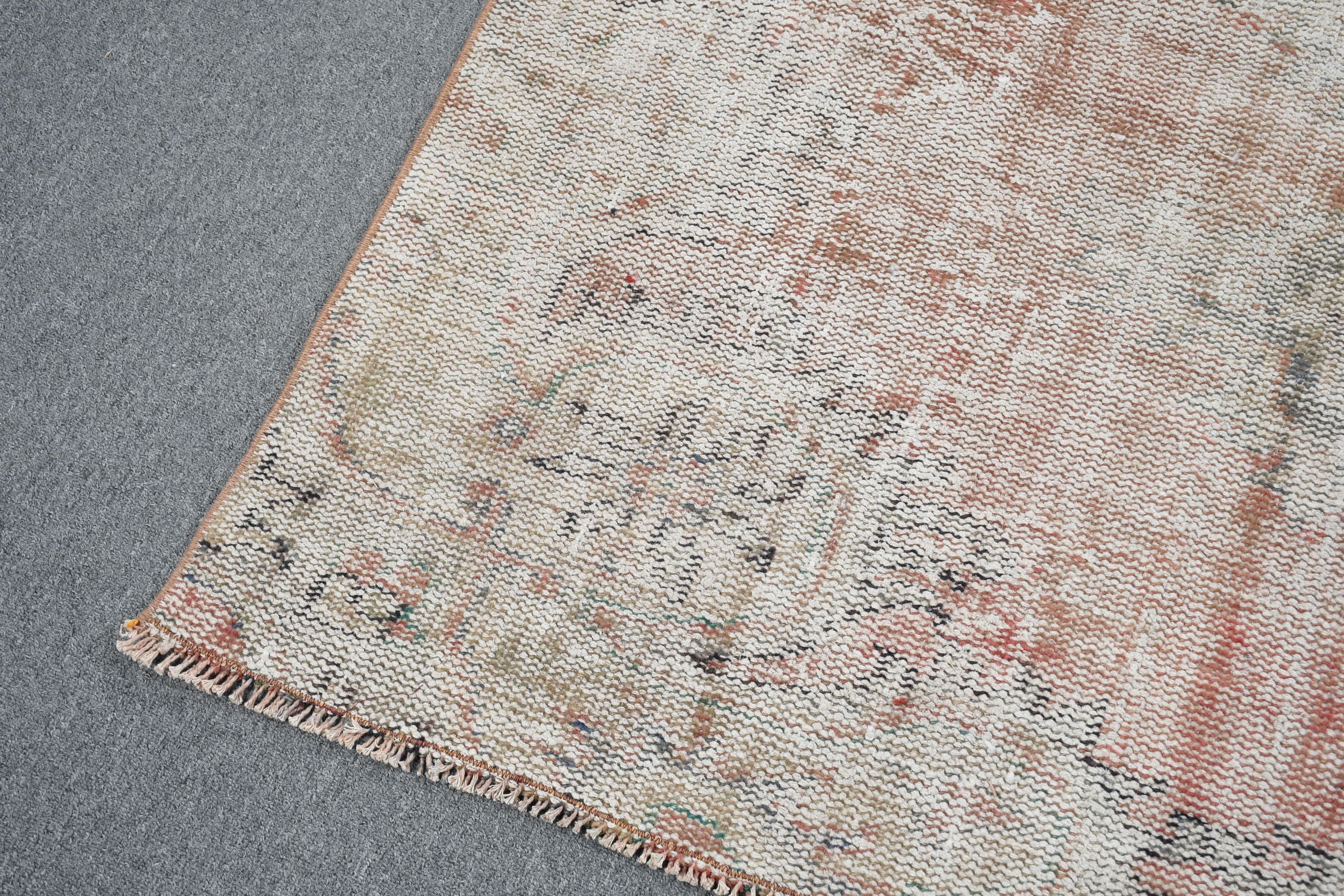 Turkish Rugs, Beige Oushak Rugs, 4.3x7.4 ft Area Rug, Rugs for Indoor, Muted Rug, Vintage Rug, Moroccan Rug, Nursery Rug, Oushak Rug