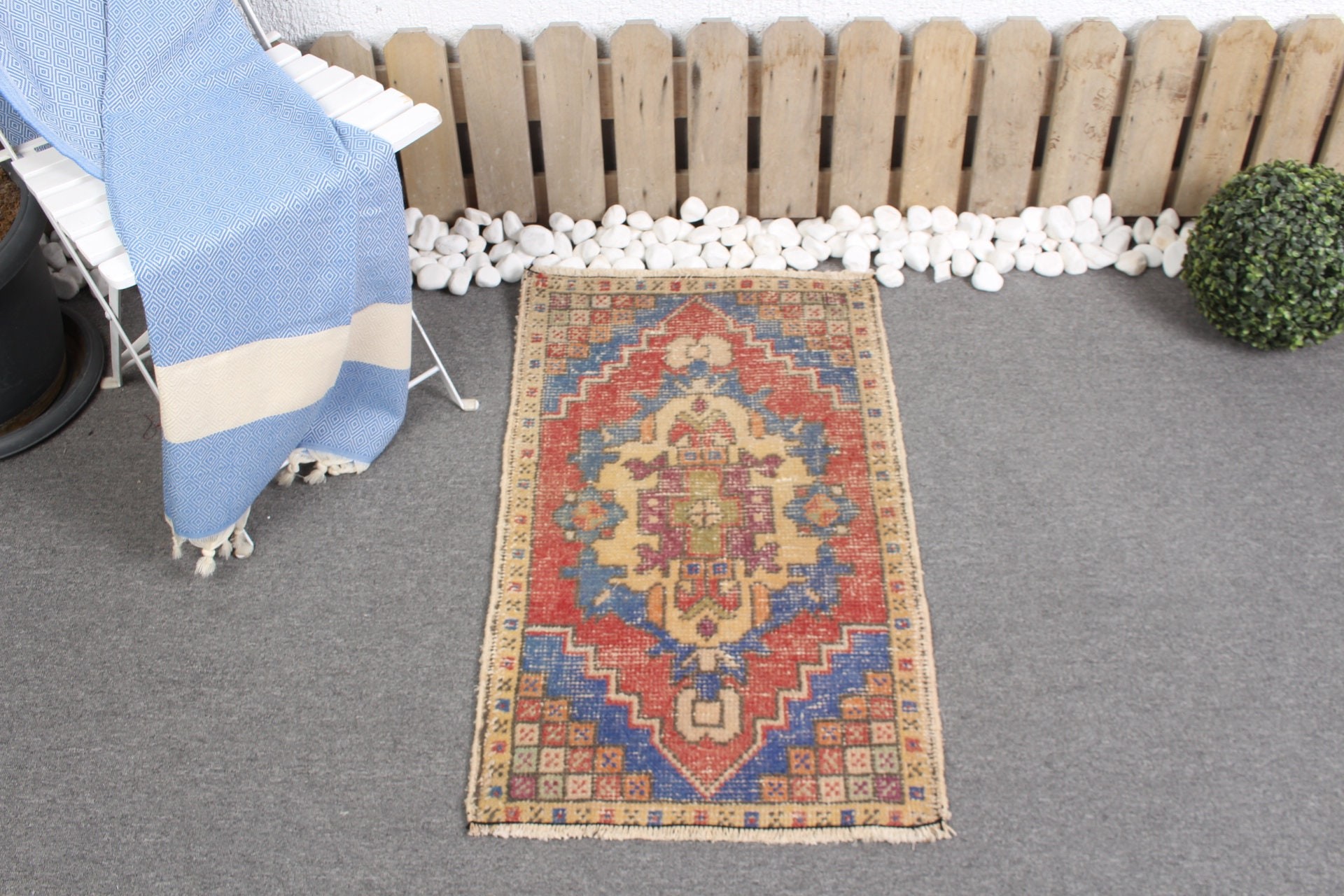 Turkish Rugs, Home Decor Rugs, Red Floor Rug, 1.8x2.9 ft Small Rug, Rugs for Car Mat, Vintage Rug, Bedroom Rugs, Kitchen Rug, Nursery Rugs