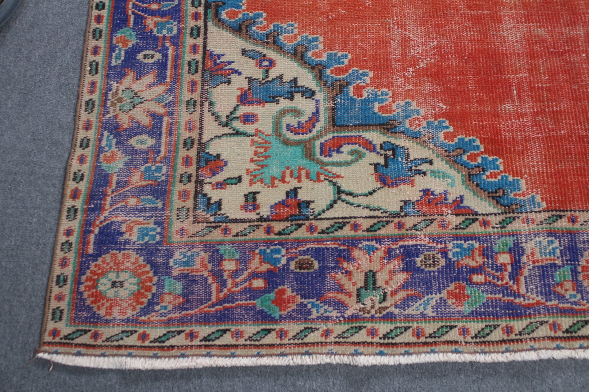 Türk Halısı, Yatak Odası Halısı, 6.5x10.9 ft Büyük Boy Halı, Kırmızı Mutfak Halıları, Salon Halısı, Vintage Halı, Salon Halısı, Salon Halıları