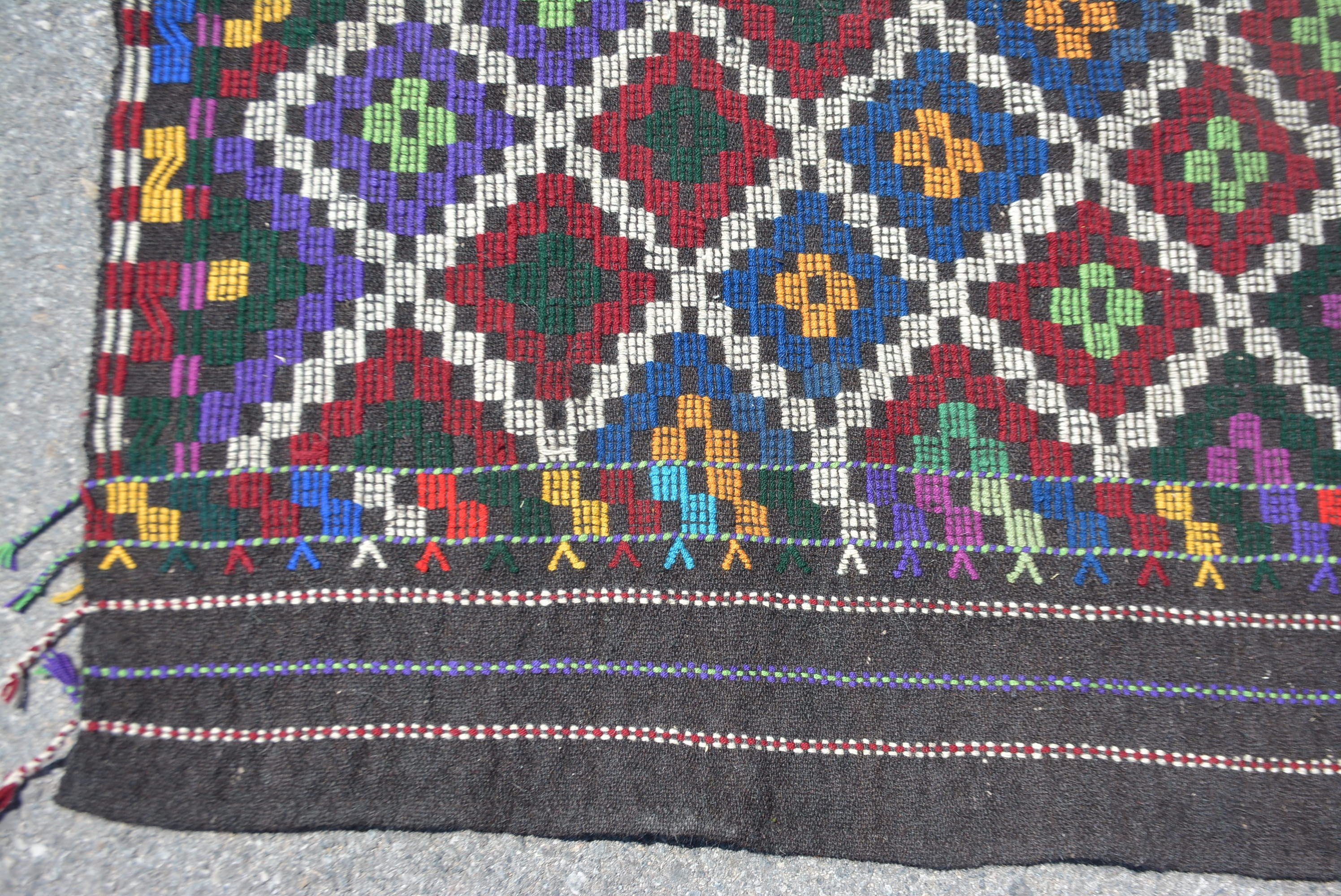 Living Room Rug, 6.3x7.9 ft Large Rug, Dining Room Rug, Anatolian Rug, Kilim, Turkish Rug, Vintage Rug, Oriental Rugs, Outdoor Rug