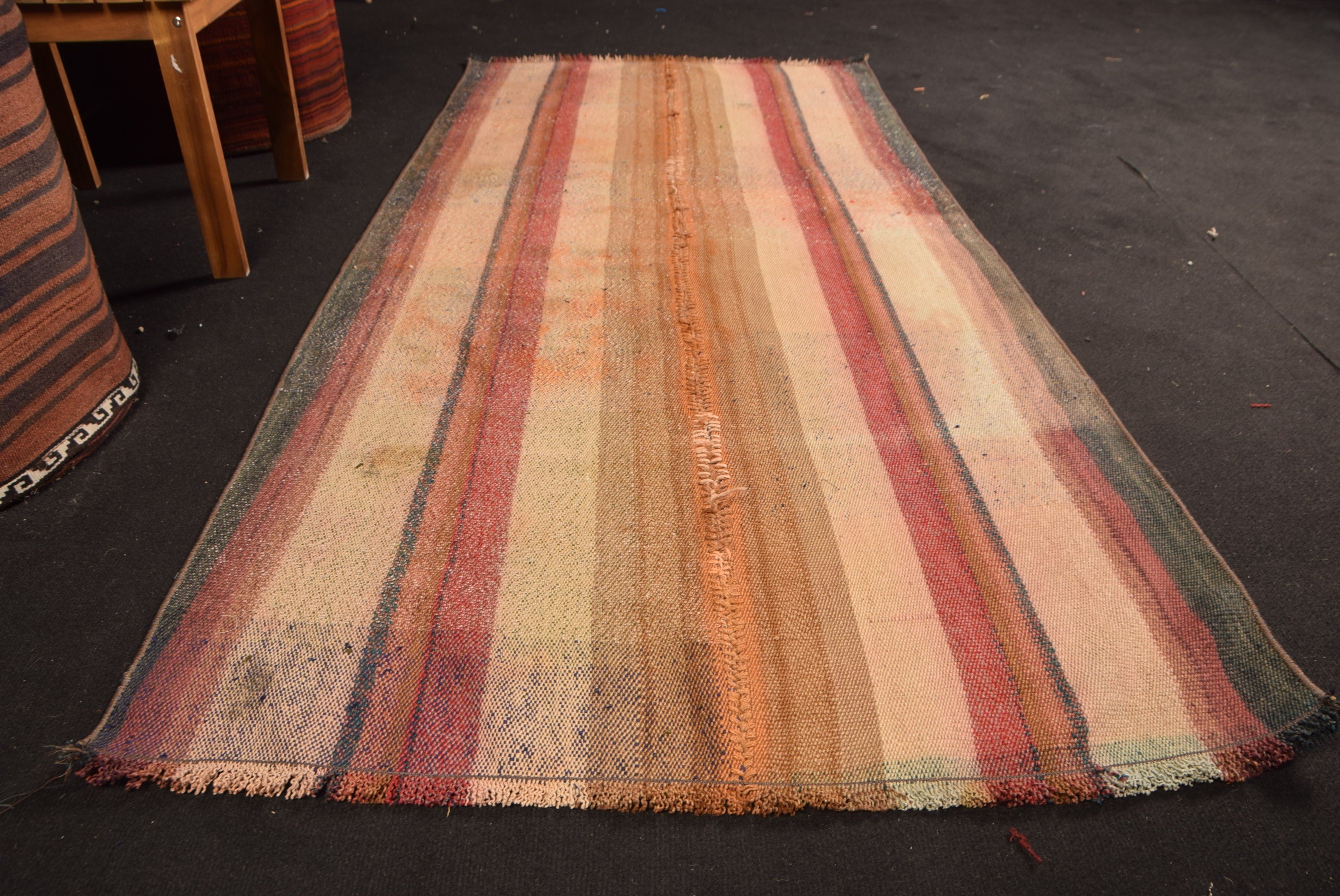 Mutfak Halısı, Vintage Halı, Kilim, Giriş Halısı, 3,1x6,5 ft Vurgu Halısı, Yer Halıları, Oryantal Halı, Türk Halısı, Anadolu Halıları, Kırmızı Yün Halılar