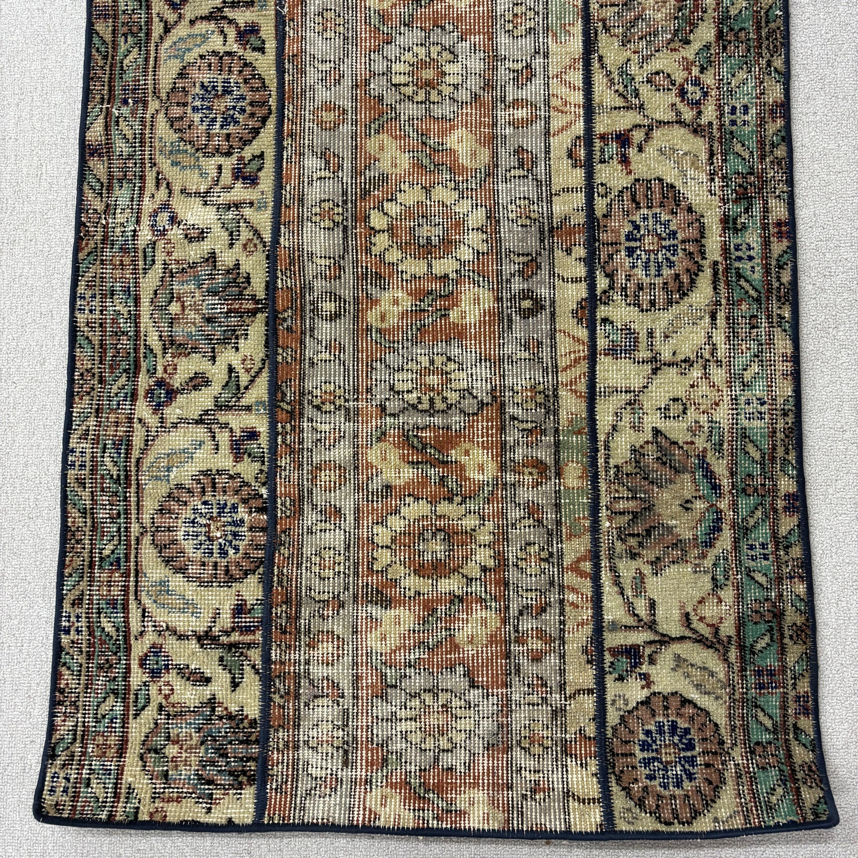 Bej Modern Halılar, Antika Halı, Küçük Alan Halısı, Türk Halıları, Aztek Halıları, Vintage Halı, 2,4x4,9 ft Küçük Halı, Küçük Boho Halıları, Nötr Halı