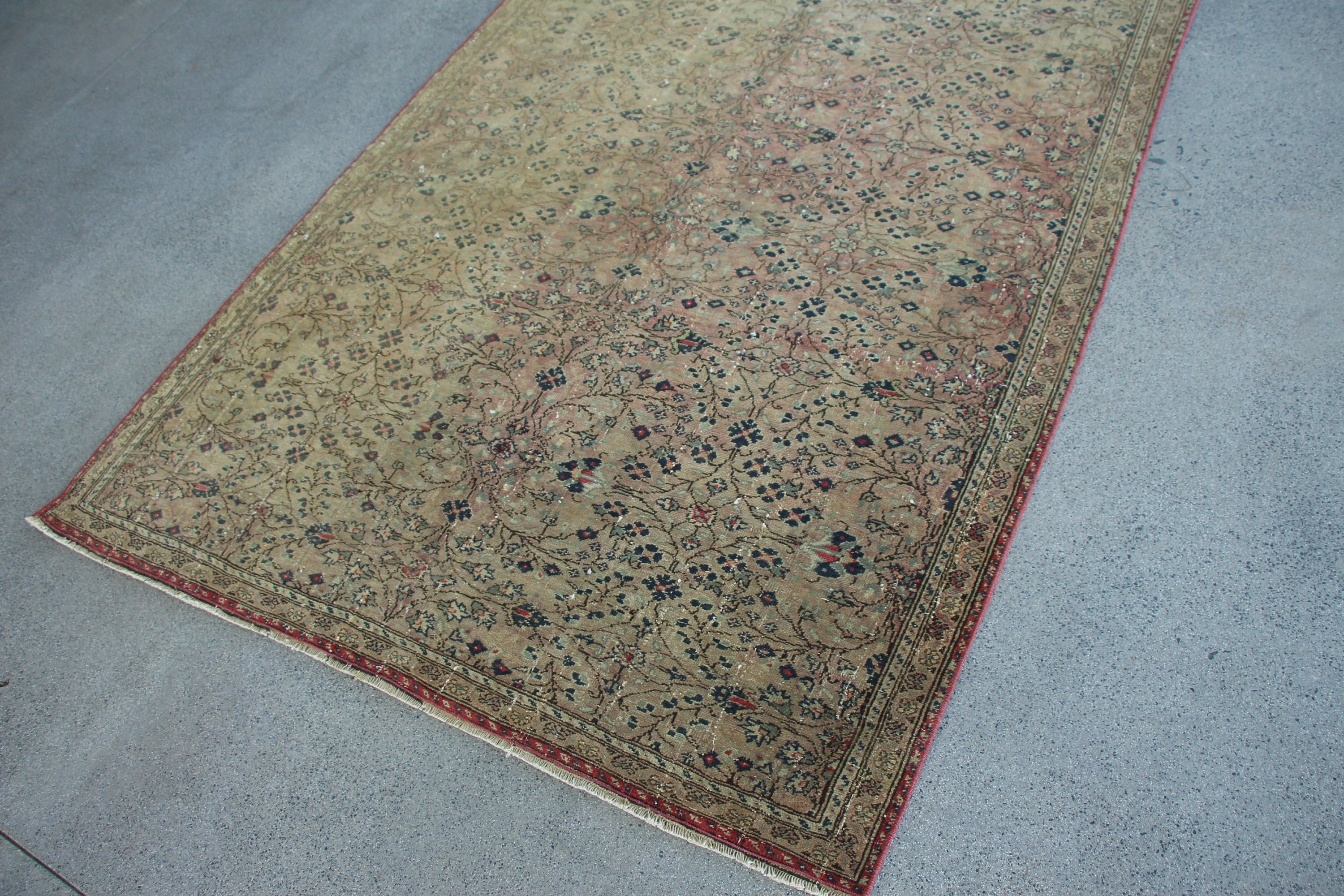 İç Mekan Halıları, 4.8x7.8 ft Alan Halısı, Türk Halısı, Oryantal Halılar, Yeşil Ev Dekor Halısı, Eski Halı, Mutfak Halıları, Vintage Halılar