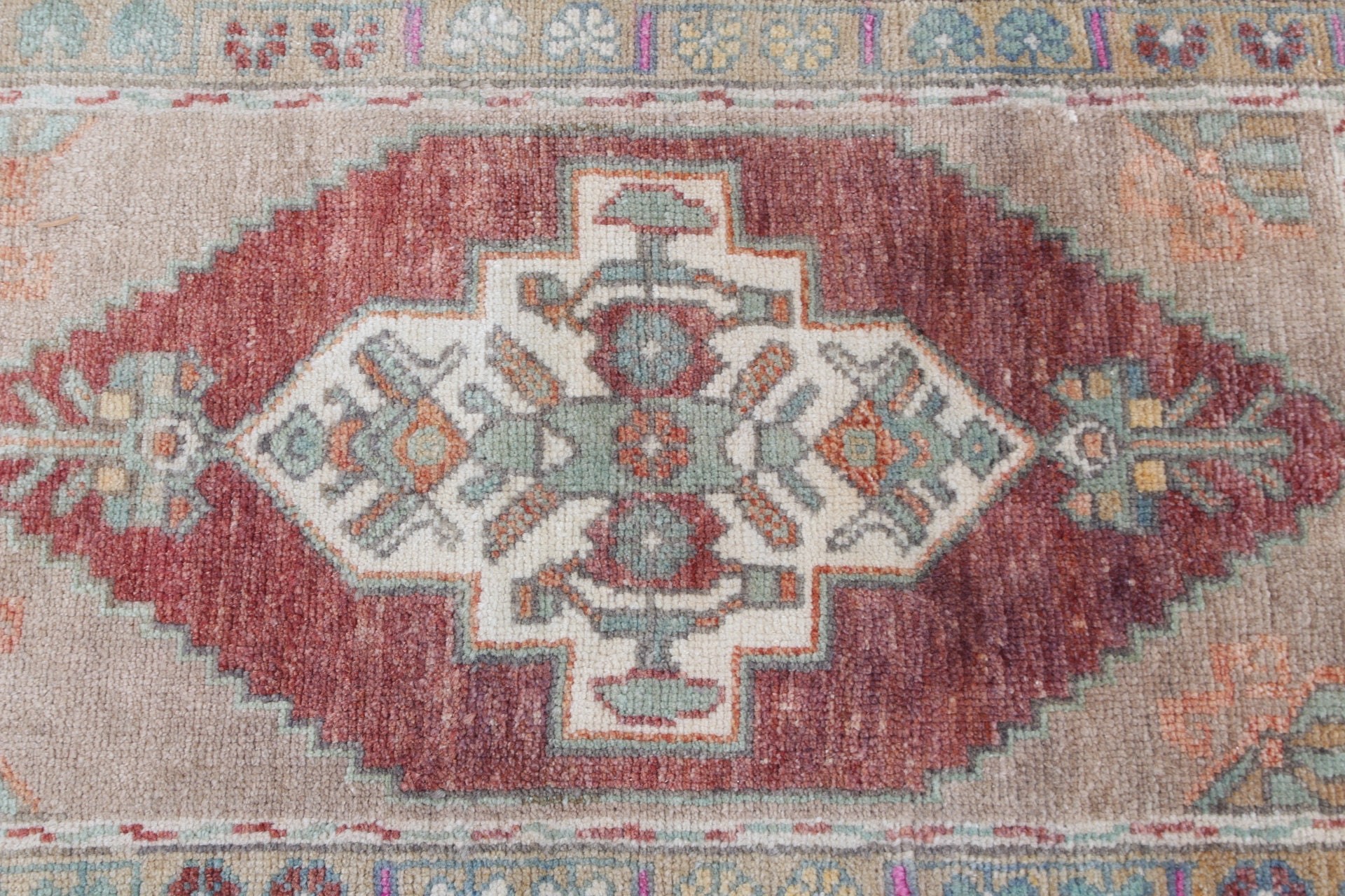 Bedroom Rugs, Moroccan Rug, Vintage Rug, 1.7x3.4 ft Small Rug, Nursery Rug, Rugs for Bedroom, Purple Floor Rug, Natural Rug, Turkish Rug