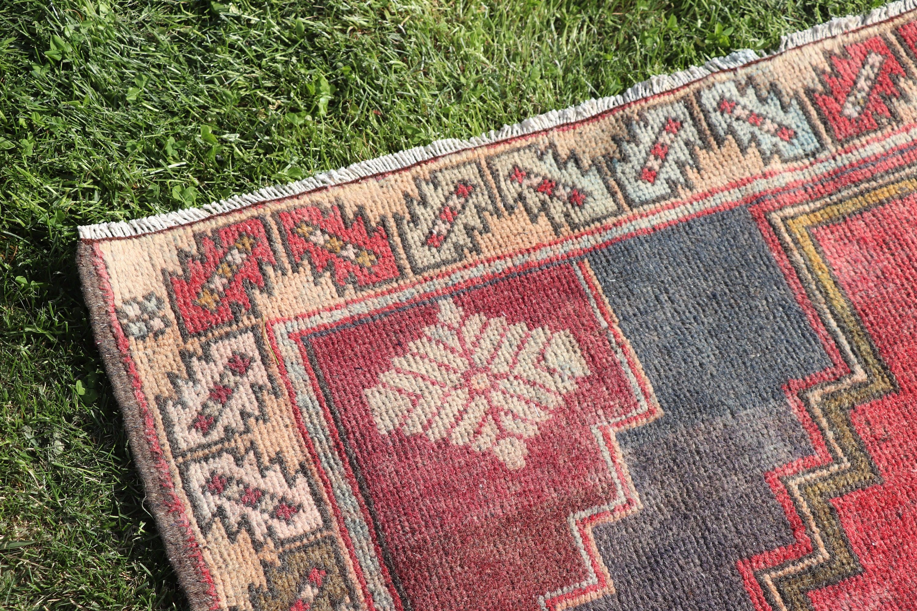 El Dokuma Halılar, 3.8x5.6 ft Accent Halı, Turuncu Yer Halıları, Yatak Odası Halıları, Vintage Halılar, Türk Halısı, Boho Accent Halıları, Yatak Odası Halıları