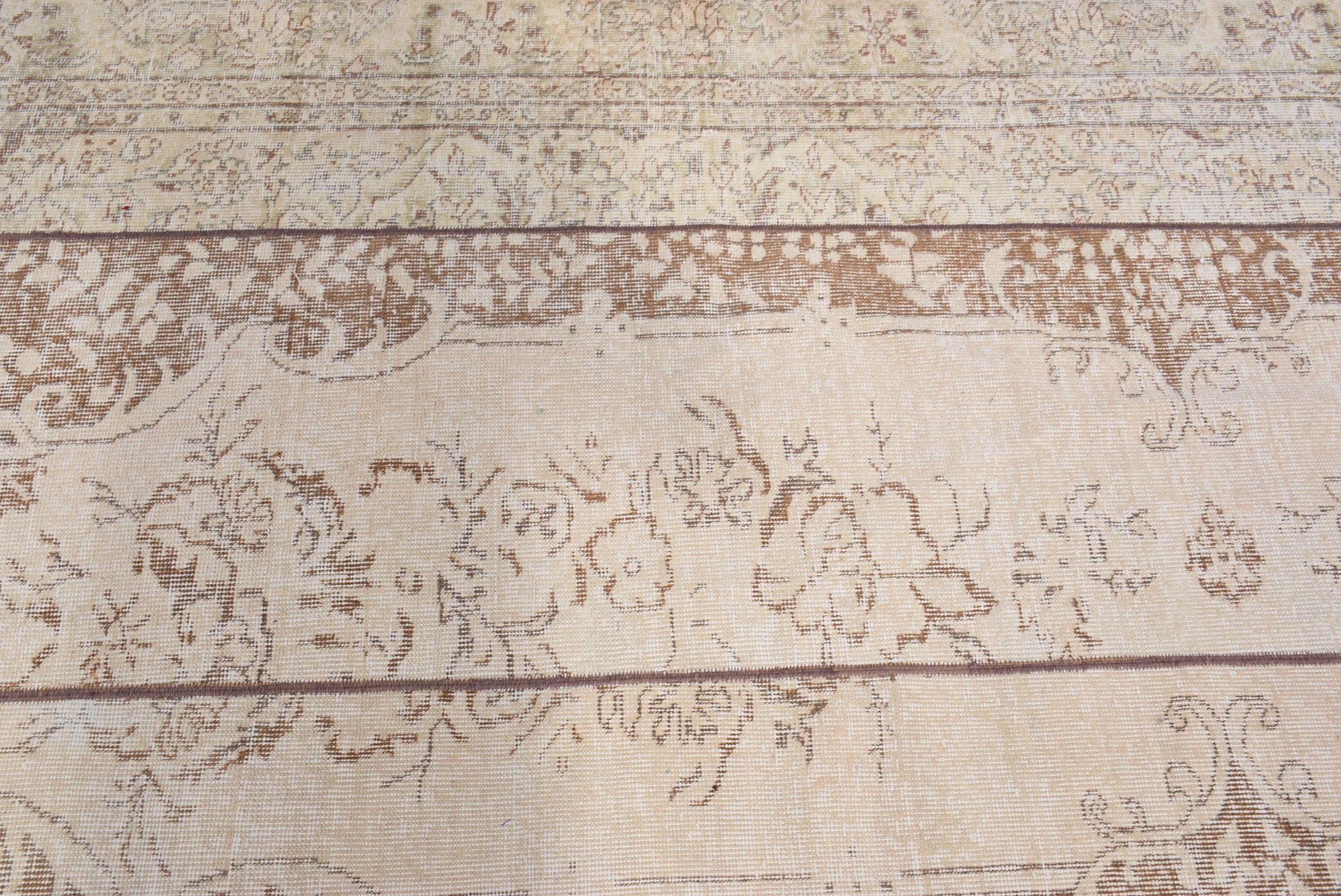 Living Room Rug, Rugs for Floor, Bedroom Rug, Nursery Rug, Vintage Rugs, Beige Antique Rug, 4.1x6.7 ft Area Rug, Oushak Rug, Turkish Rug