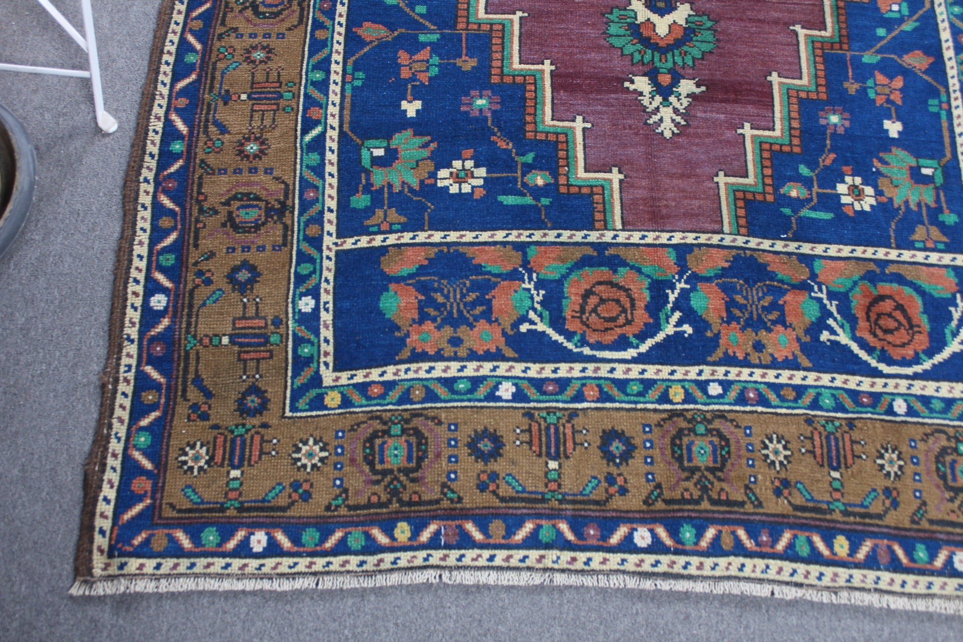 Mutfak Halıları, Antika Halı, Türk Halısı, Yatak Odası Halısı, Yemek Odası Halısı, Organik Halı, Mor Ev Dekor Halısı, 4.7x8.7 ft Büyük Halı, Vintage Halı