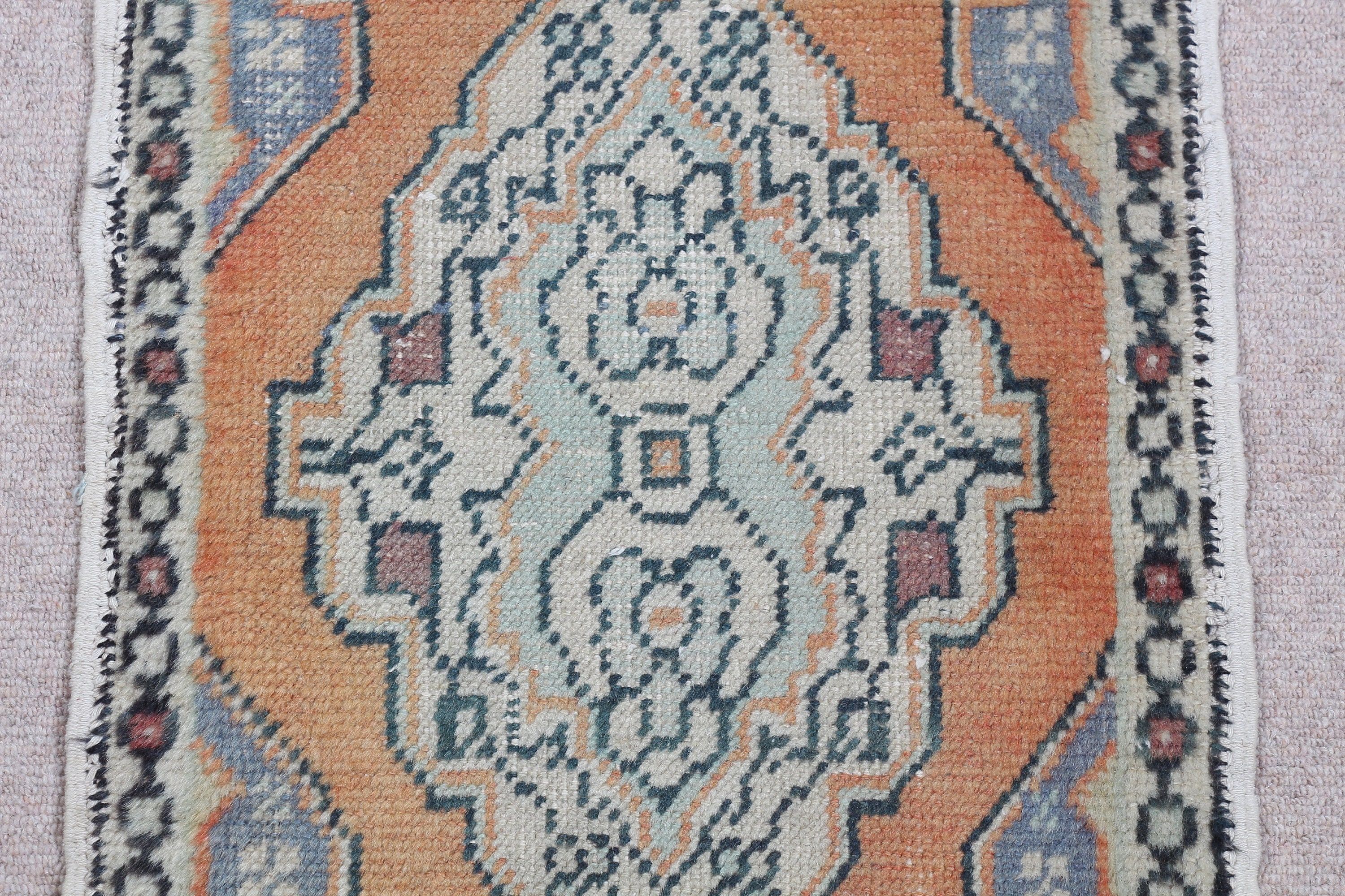 Vintage Halı, Türk Halısı, Kapı Paspası Halıları, 1.6x2.5 ft Küçük Halı, Bej Havalı Halılar, Çocuk Halısı, Yatak Odası Halısı, Araba Paspas Halıları