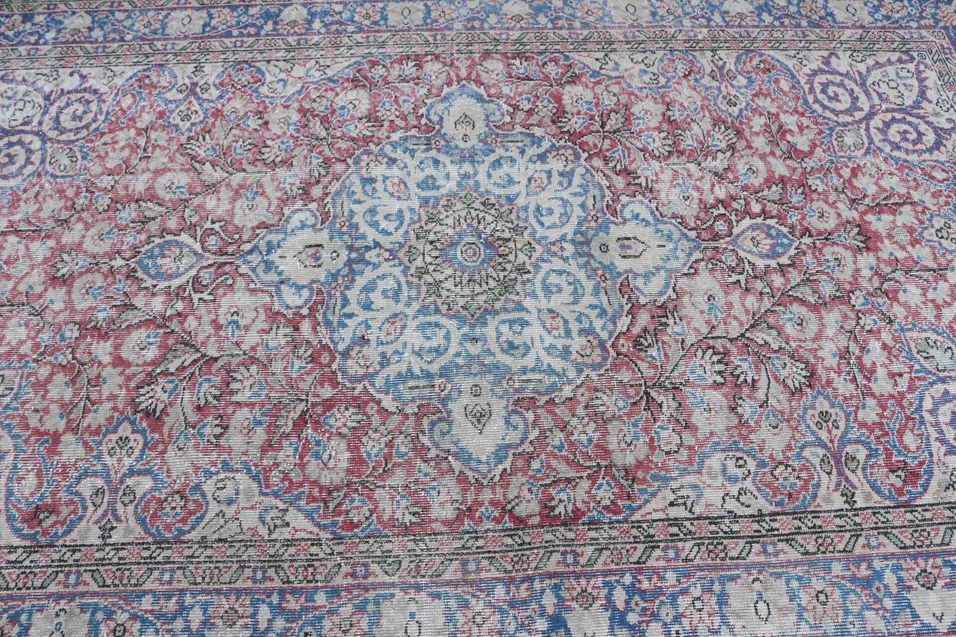 Yemek odası Halı, Türk Halı, Antik Halı, Yatak odası Halı, Salon Halı, Mavi Antik Halı, 162x273 cm Salon Halı, Salon Halı