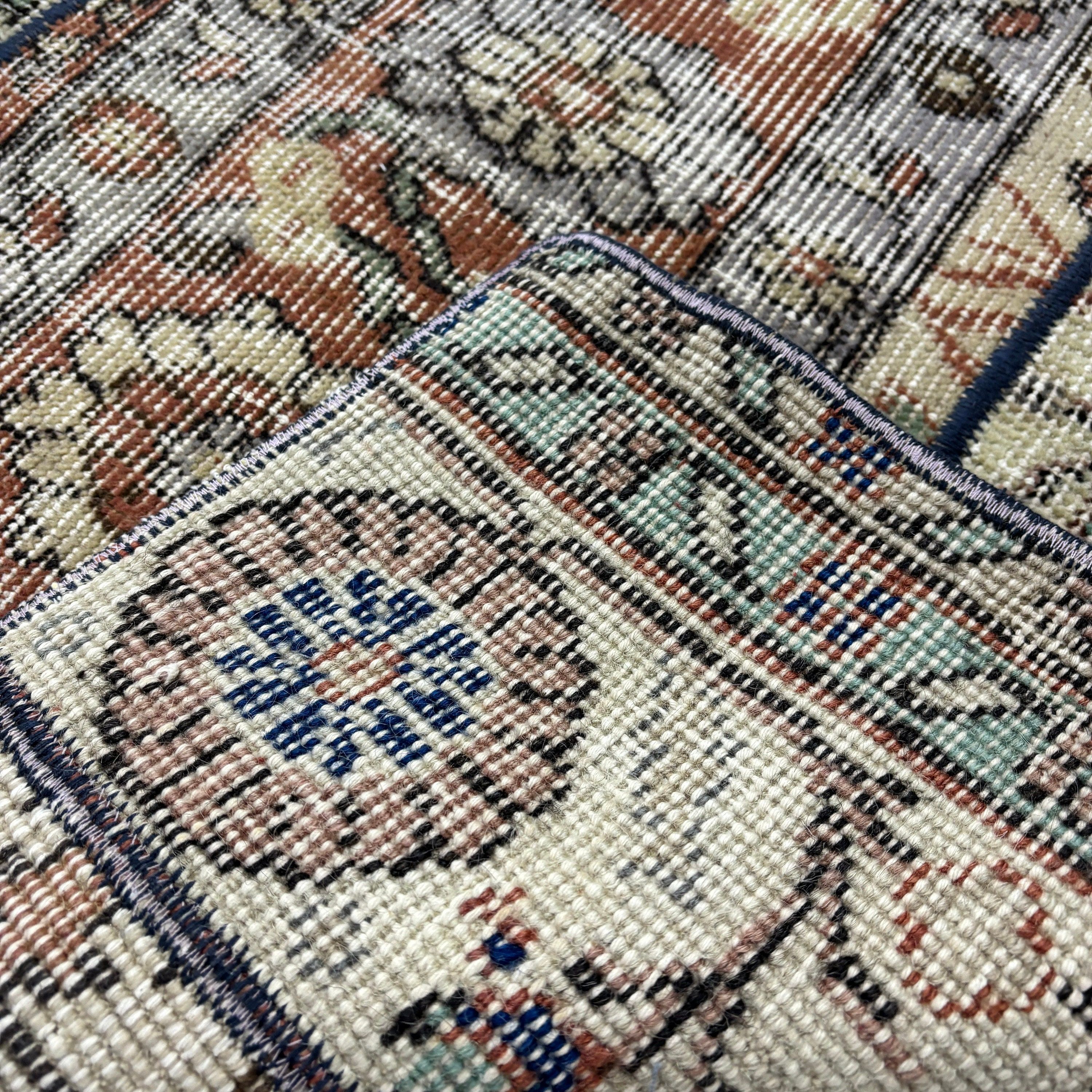 Bej Modern Halılar, Antika Halı, Küçük Alan Halısı, Türk Halıları, Aztek Halıları, Vintage Halı, 2,4x4,9 ft Küçük Halı, Küçük Boho Halıları, Nötr Halı