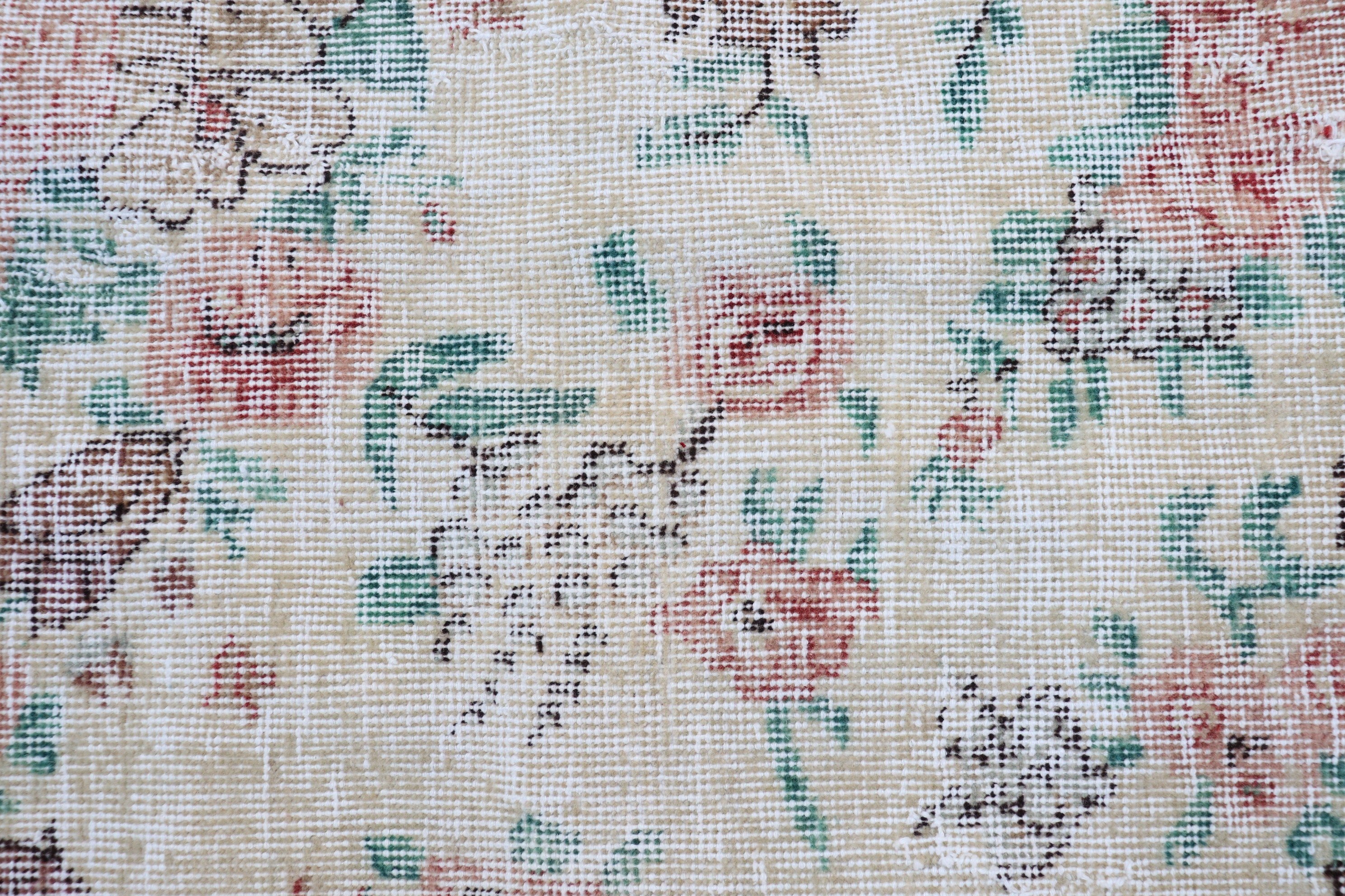 Living Room Rugs, 5.5x8.7 ft Large Rug, Wool Rugs, Turkish Rugs, Beige Kitchen Rugs, Salon Rug, Vintage Rug, Turkey Rug