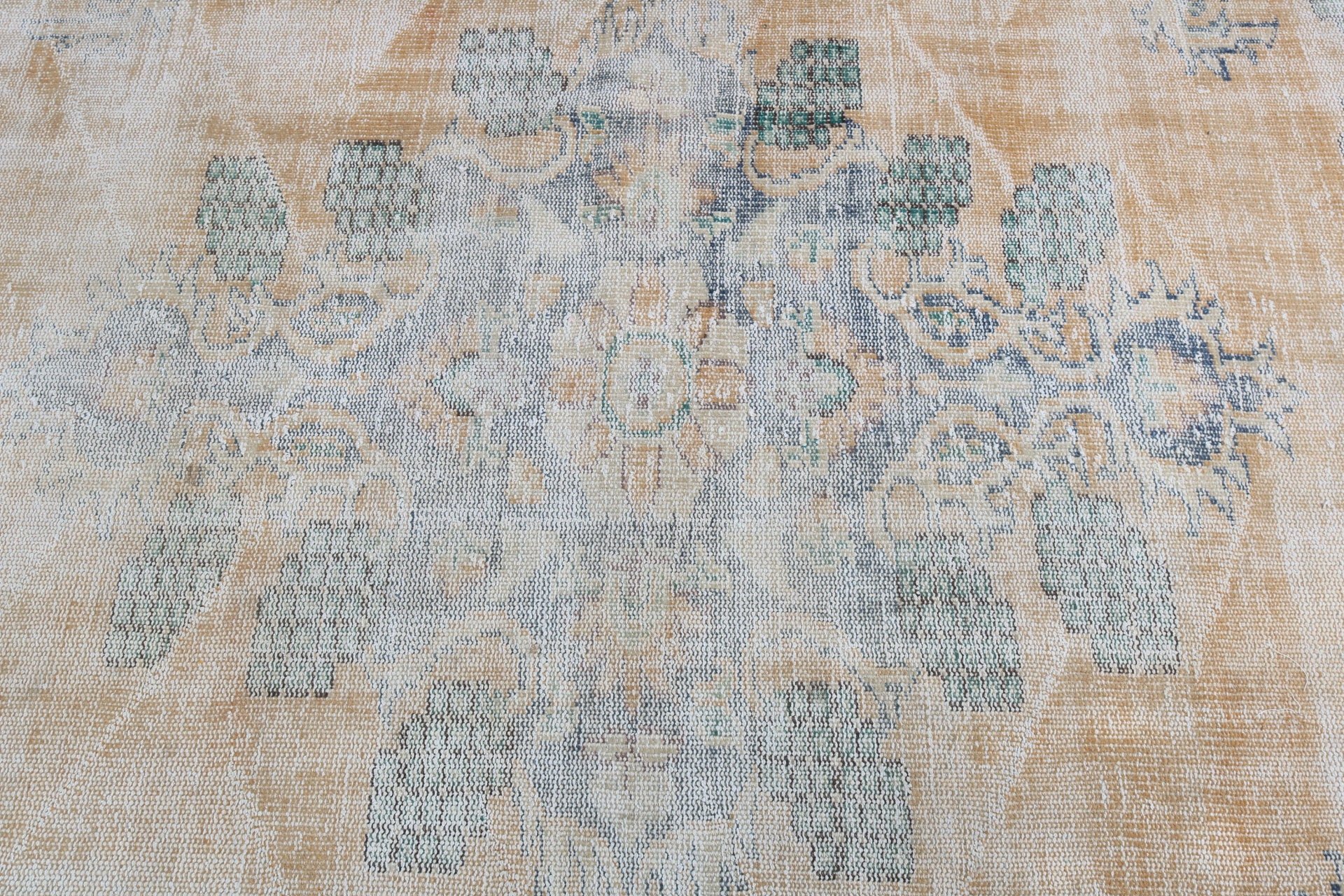 Turuncu Oryantal Halı, Etnik Halılar, İç Mekan Halısı, Oryantal Halılar, Boho Alan Halısı, 3,6x8,8 ft Alan Halıları, Türk Halısı, Vintage Halılar, Yatak Odası Halıları