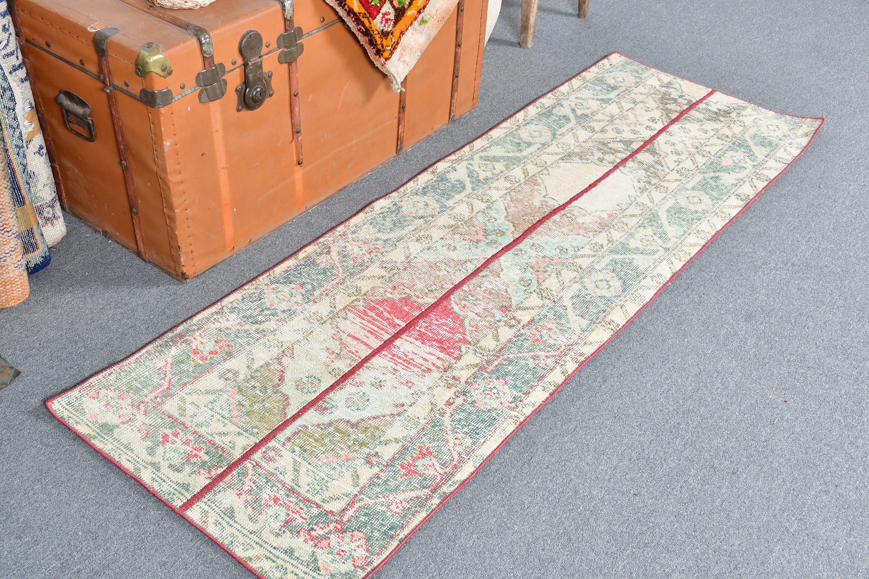 Rugs for Runner, Turkish Rugs, Corridor Rugs, 2.1x6.1 ft Runner Rugs, Anatolian Rug, Pale Rug, Bedroom Rug, Vintage Rugs, Beige Kitchen Rug