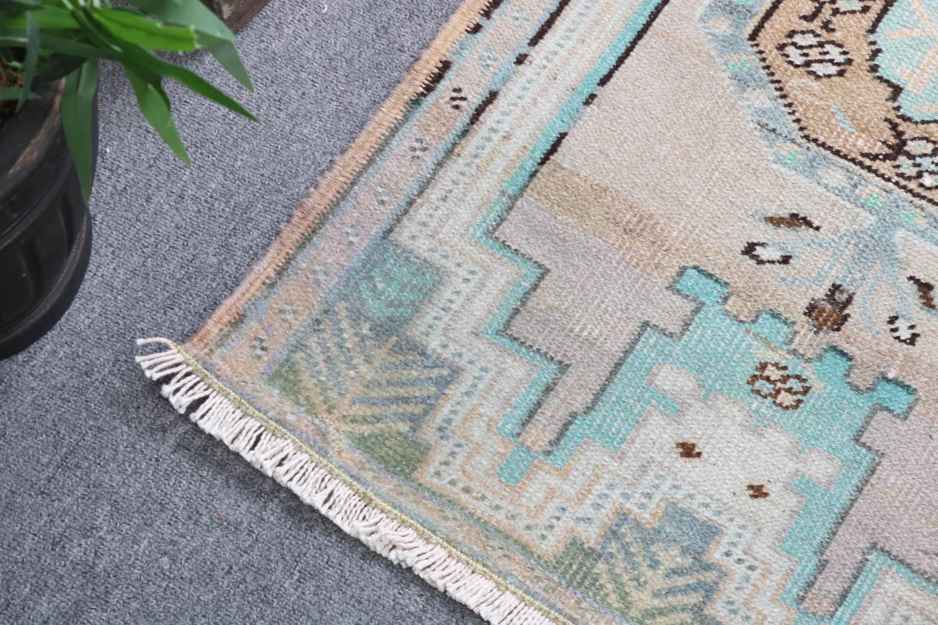 Cool Rug, Bedroom Rugs, 1.8x3 ft Small Rugs, Vintage Rugs, Turkish Rug, Rugs for Nursery, Anatolian Rug, Beige Boho Rugs, Bath Rug