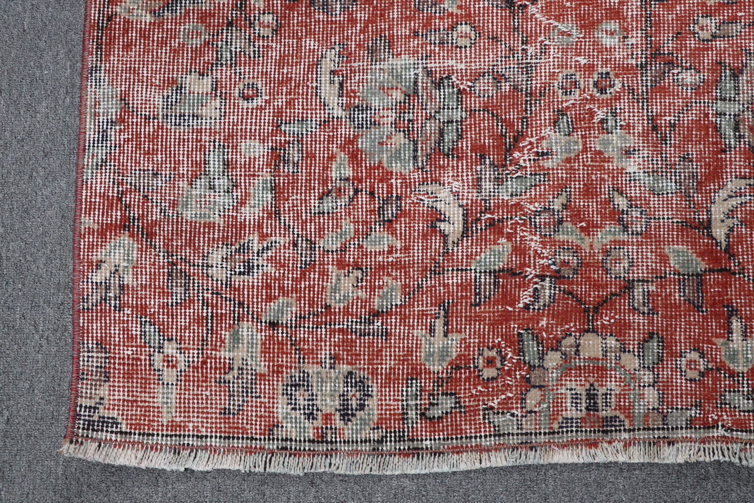 Vintage Halı, Kırmızı Yün Halı, Sevimli Halı, Ofis Halıları, Yatak Odası Halıları, Mutfak Halısı, Türk Halısı, 3x6.5 ft Accent Halıları, Eski Halı, Yatak Odası Halıları